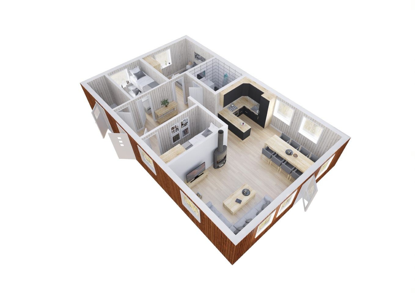 Ro 2 planskisse 3D Galleribilde