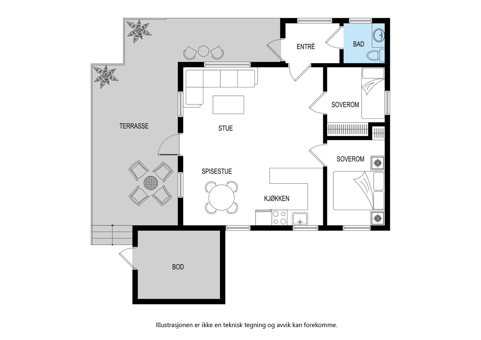 Plantegning Galleribilde
