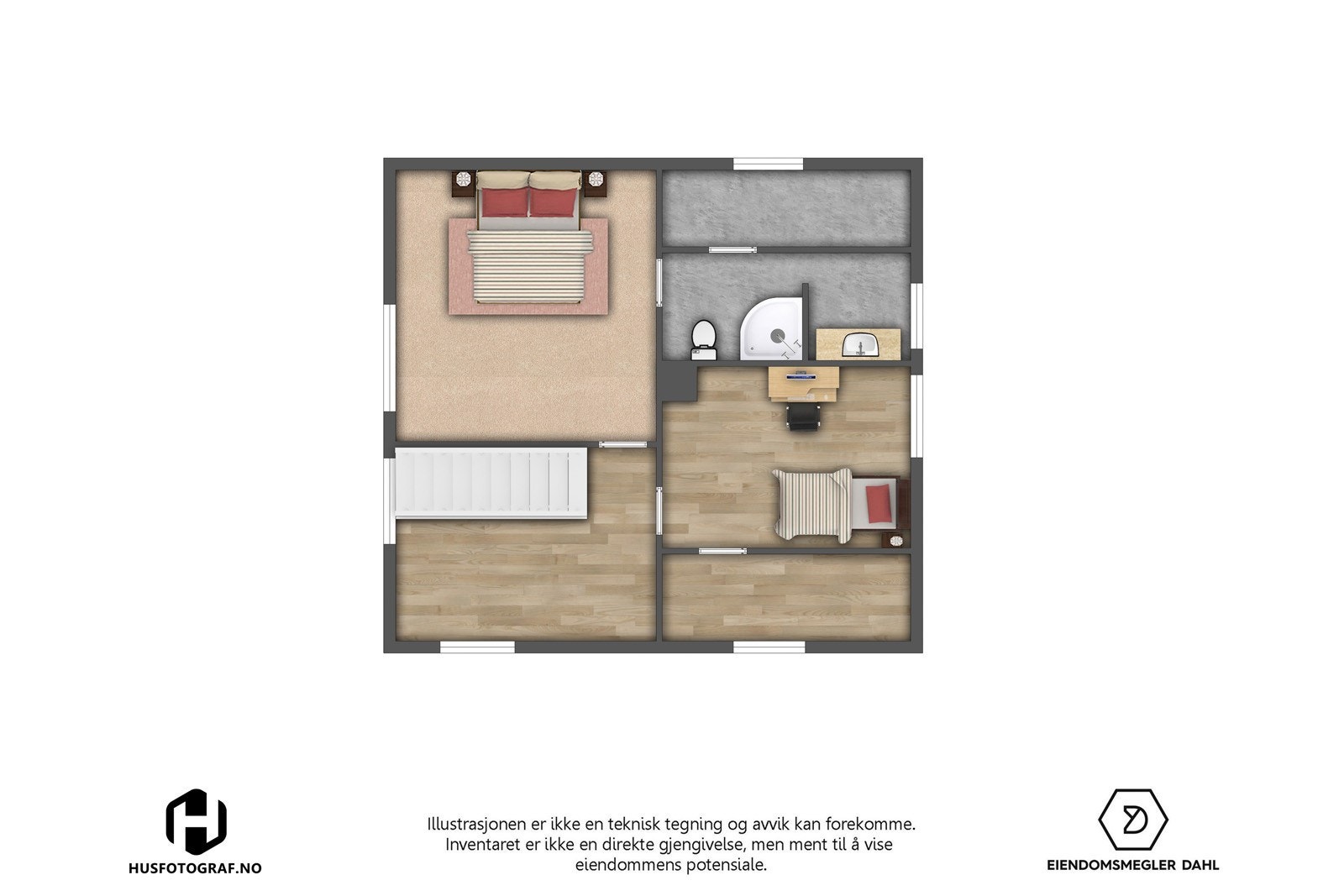 Plantegning 2.etasje Galleribilde