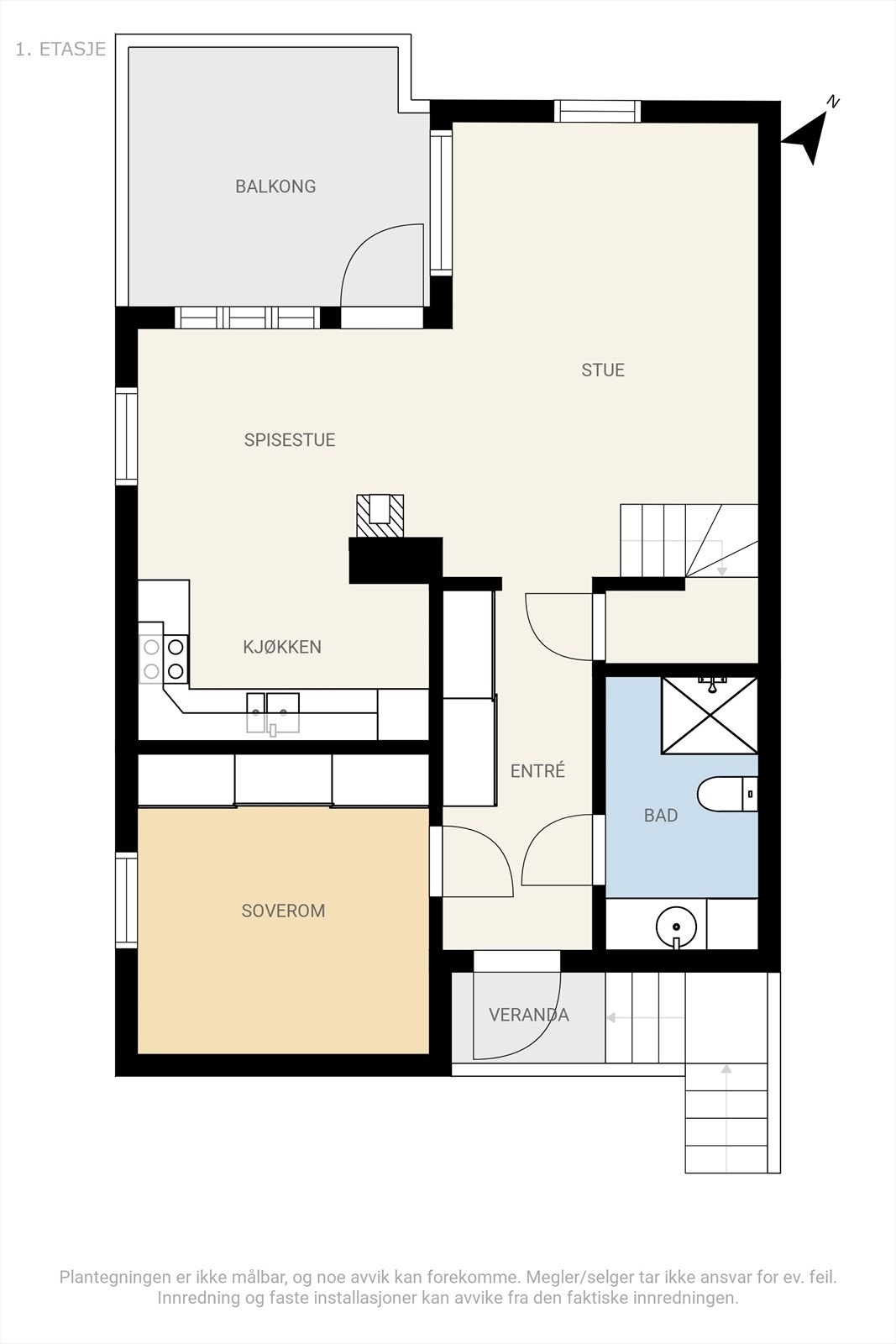 Plantegning 2. etasje. Galleribilde