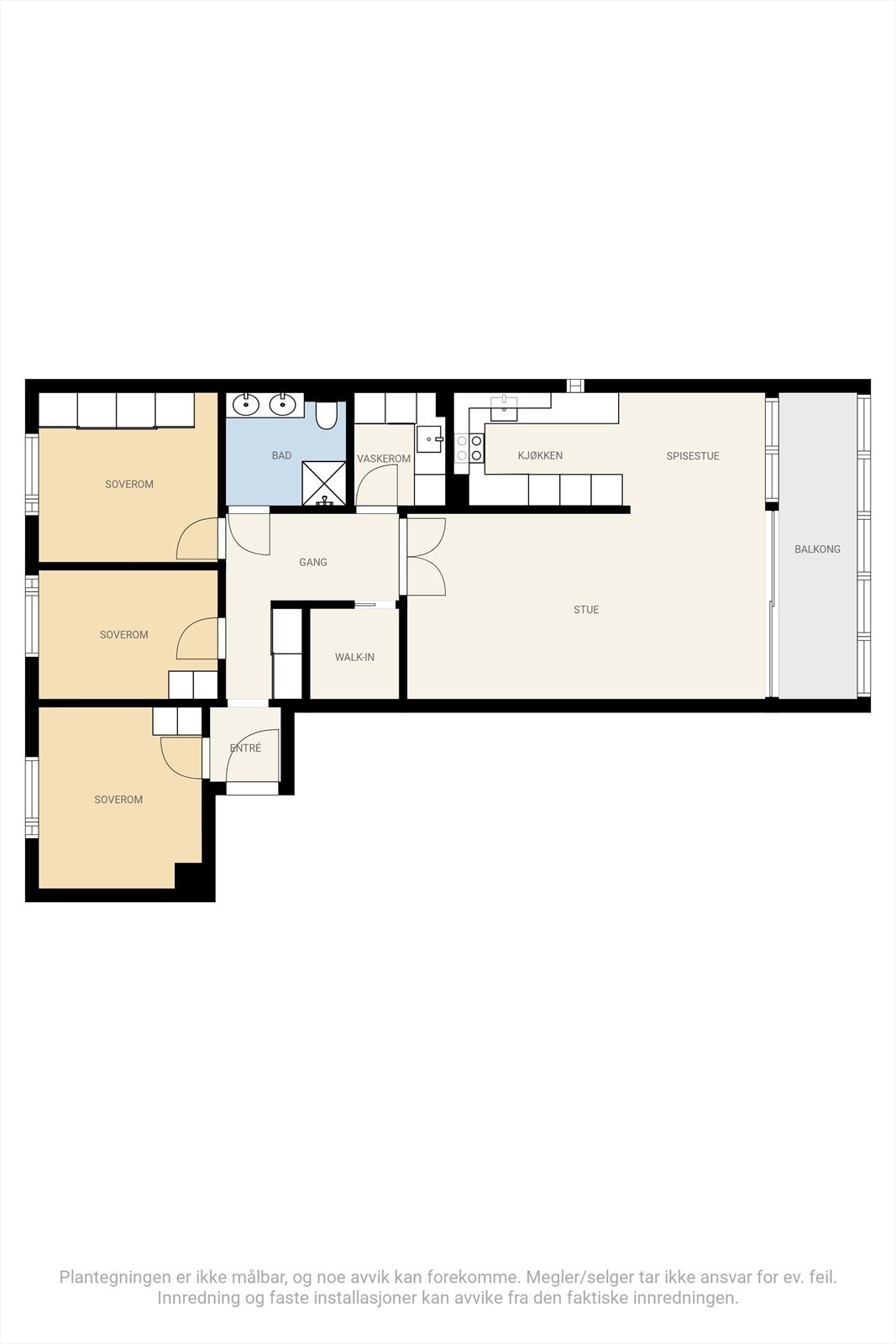 Plantegning 3. etasje. Galleribilde