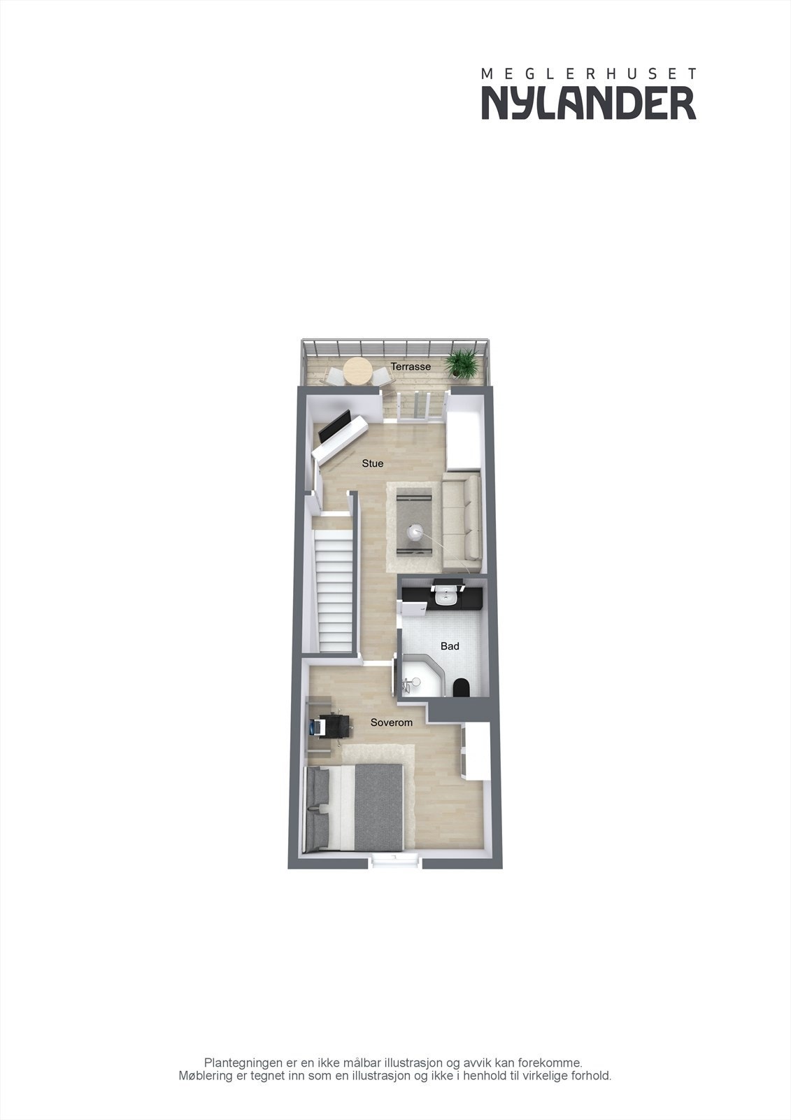 3D Planskisse 2.etg. Galleribilde