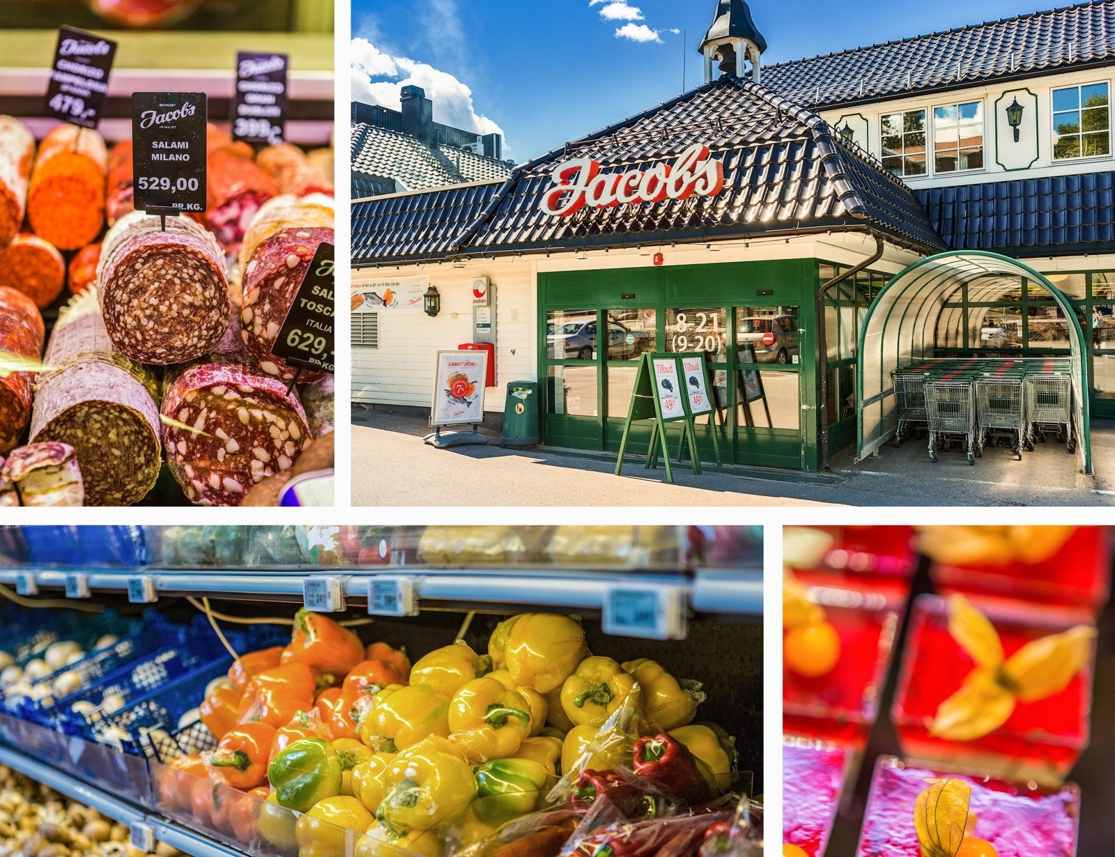 Det er kun en kort spasertur til hyggelige Holtet, hvor du finner delikatesseforretningen Jacobs, Åpent Bakeri og Lofthus samvirkelag med en av byens beste pizza. Galleribilde