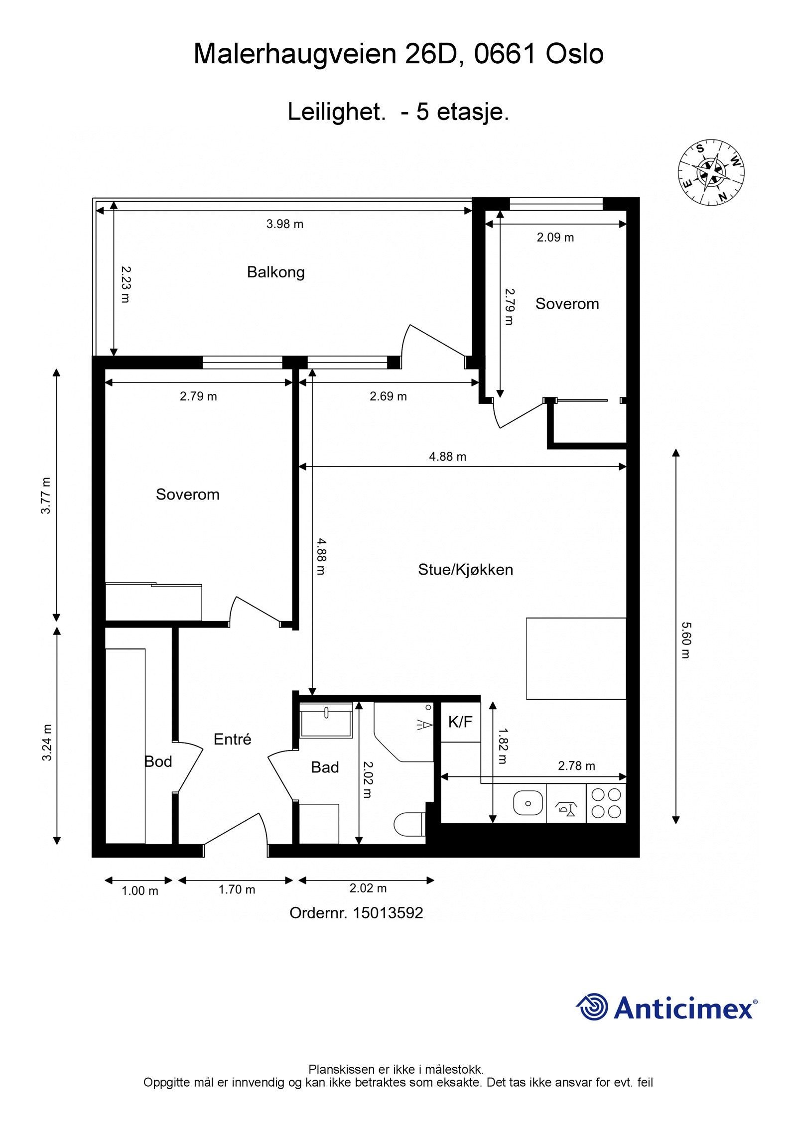 Planskisse Galleribilde