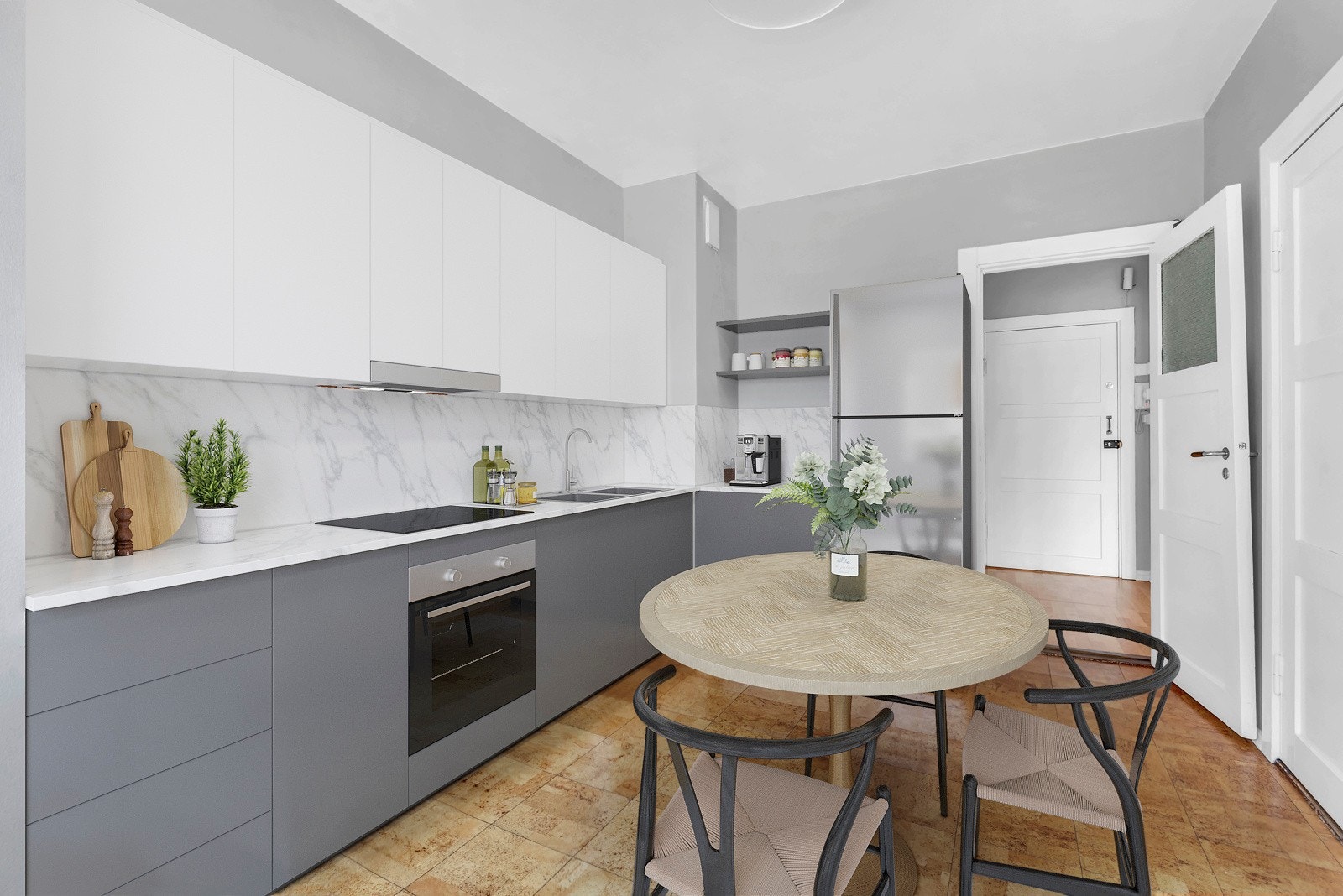 Virtuelt stylet - Her ønsker vi å visualisere hvordan man med enkle grep kan skape drømmekjøkkenet. Galleribilde