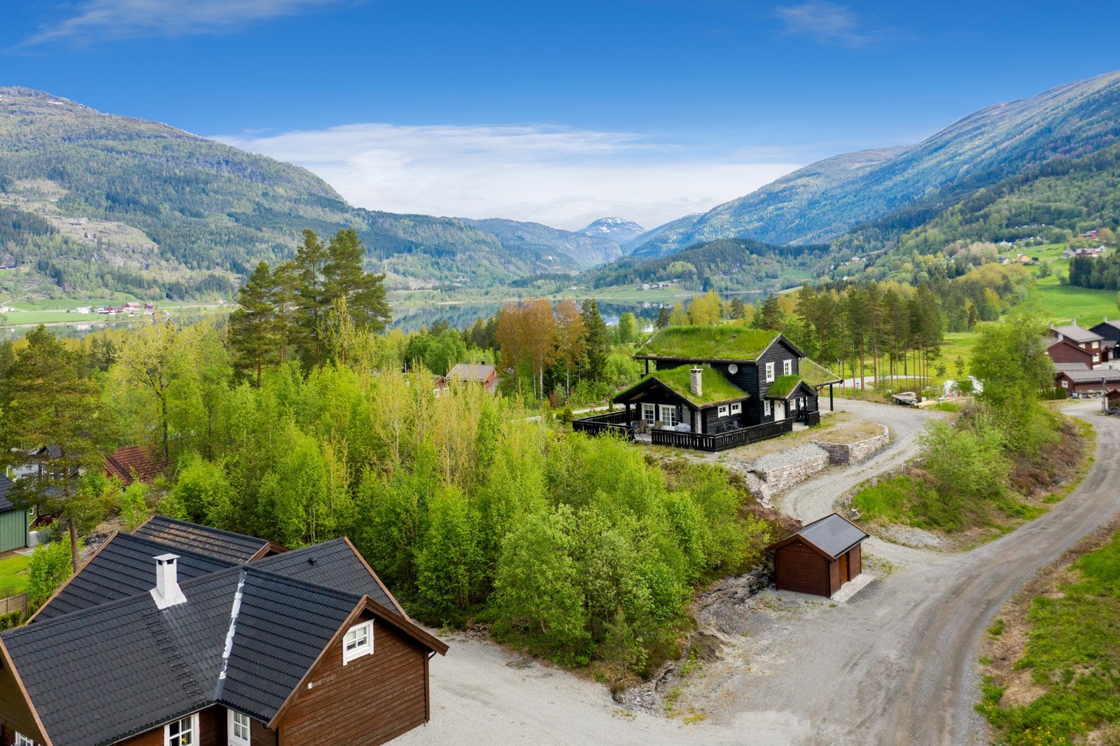 Tomten er regulert til fritidsbebyggelse. Galleribilde