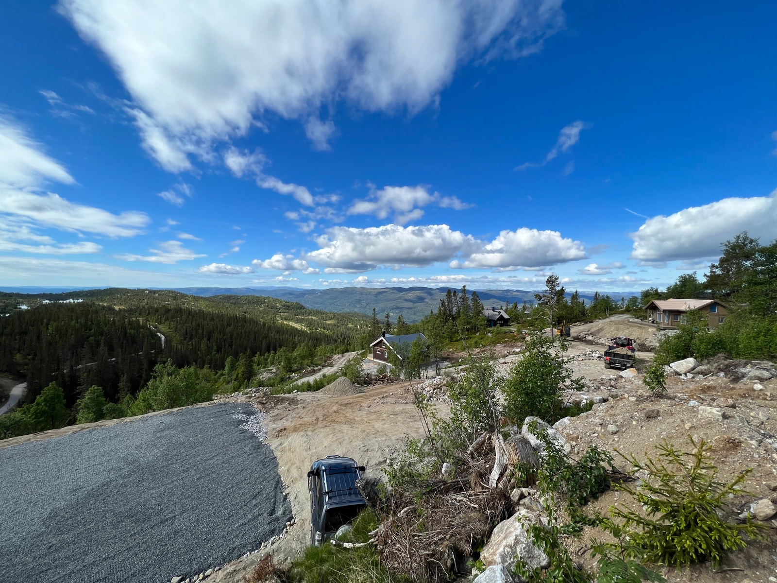 Utsiktsbilder fra tomta Galleribilde