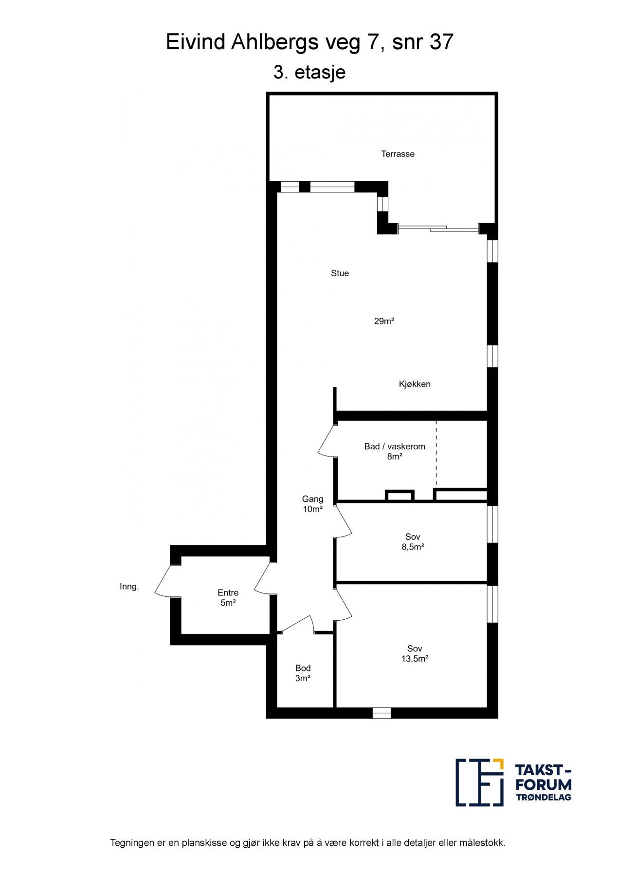 Planskisse. Galleribilde