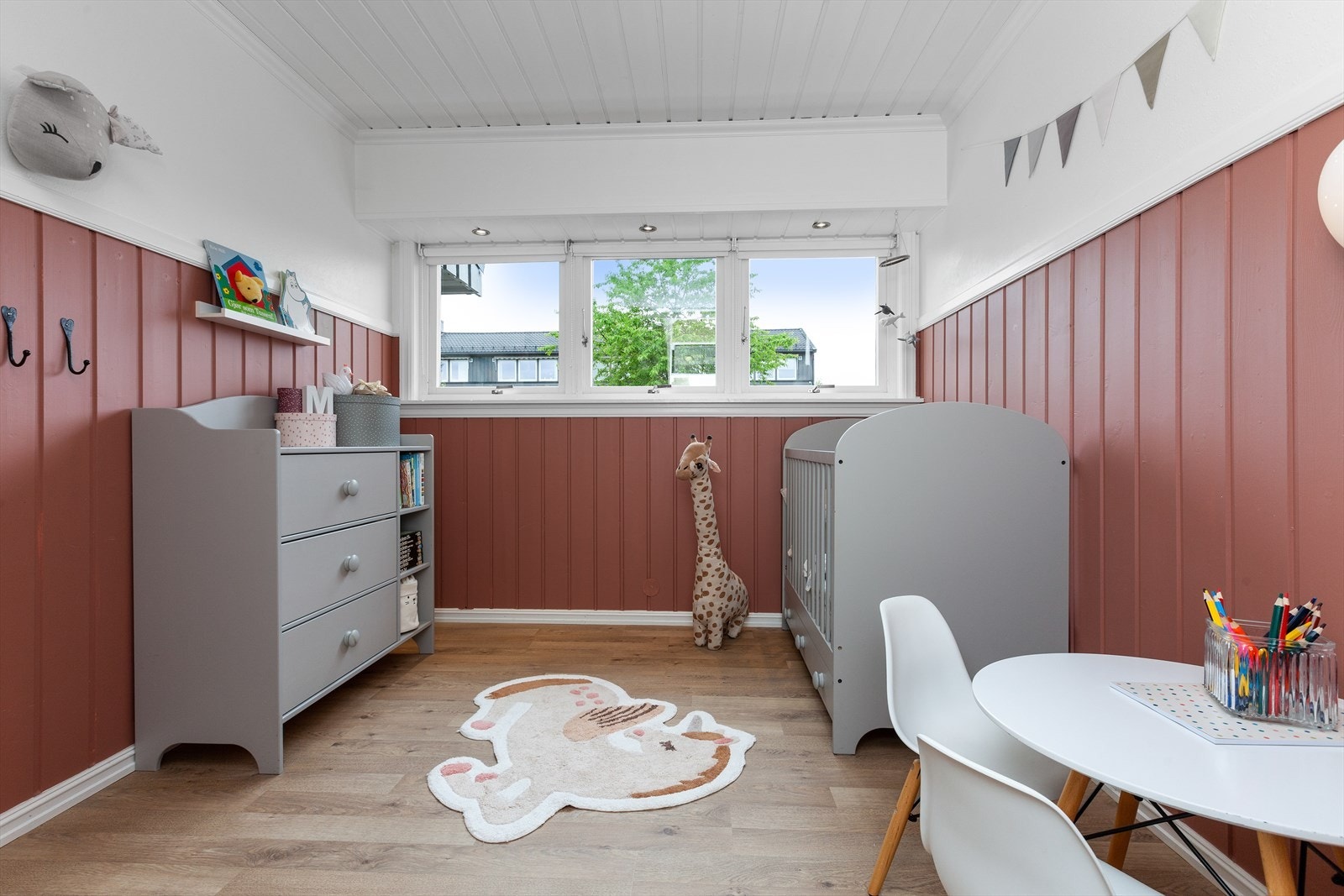 Utsyn mot nord gir ett svalt soverom selv på sommeren. Galleribilde