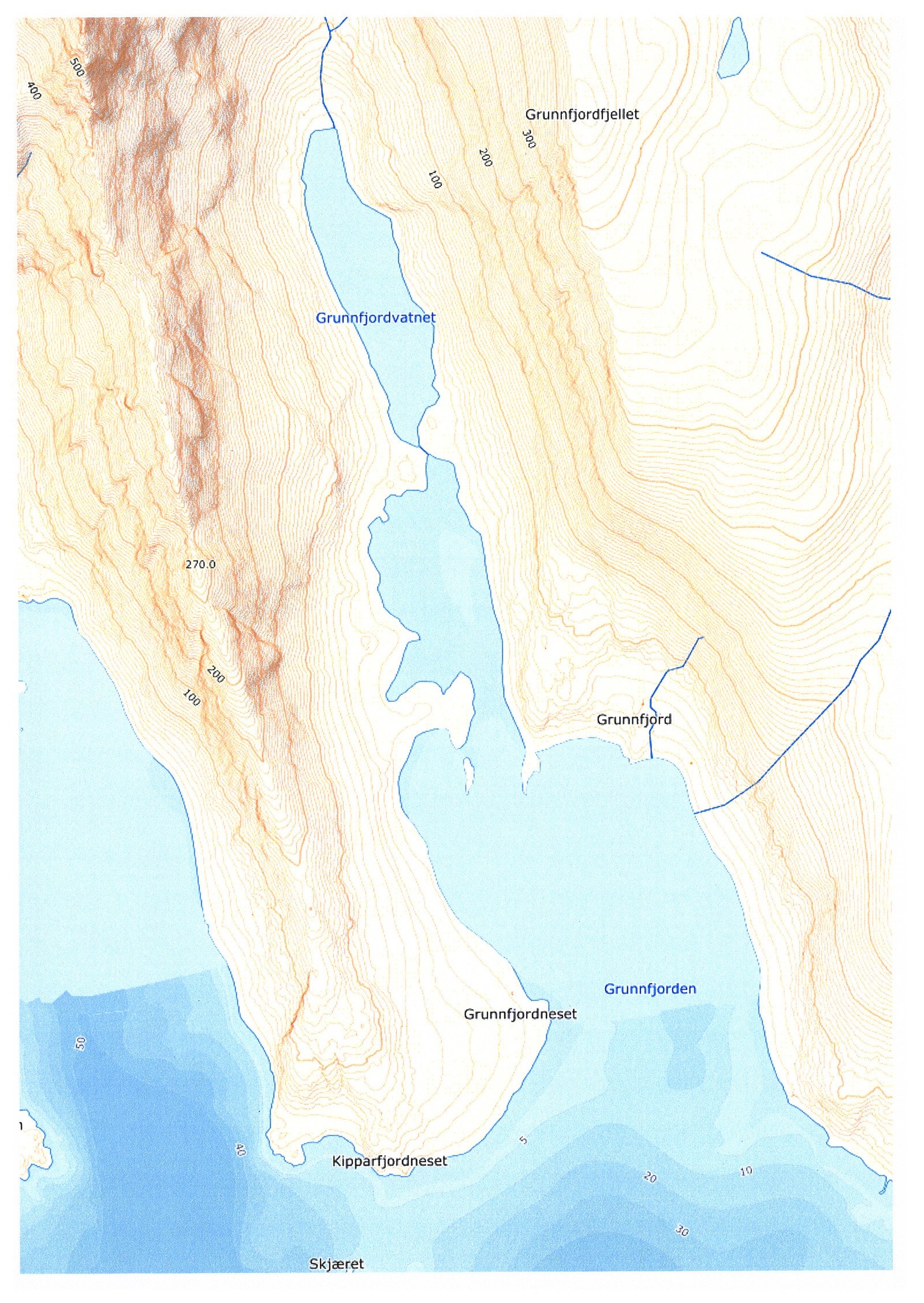 Oversikt kart Galleribilde