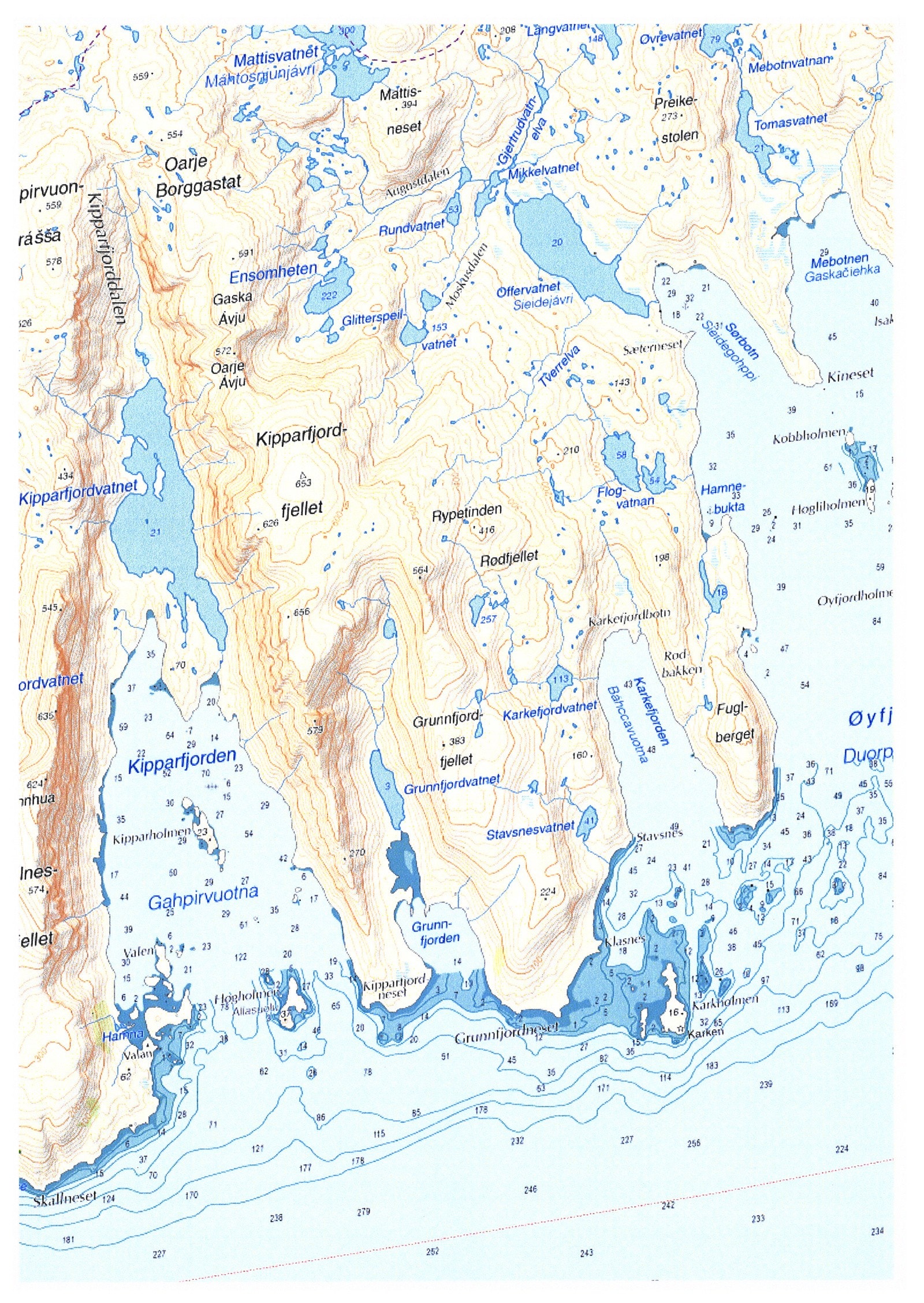 Oversikt kart Galleribilde