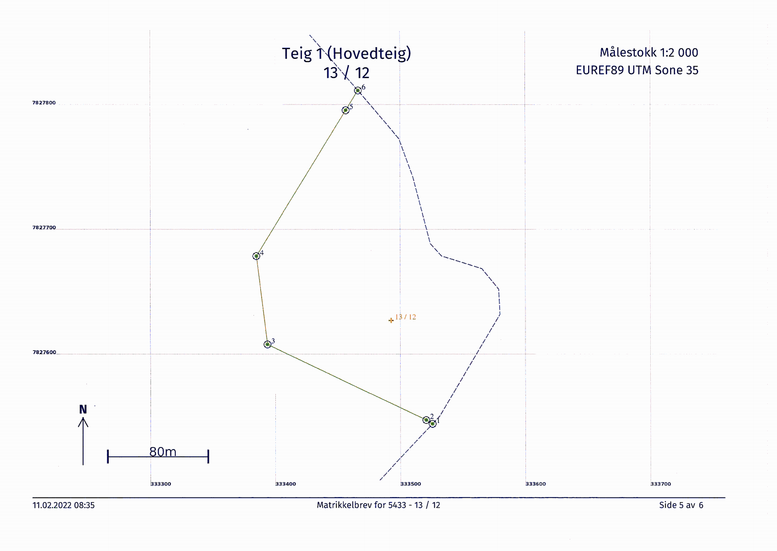 Grense skisse Galleribilde
