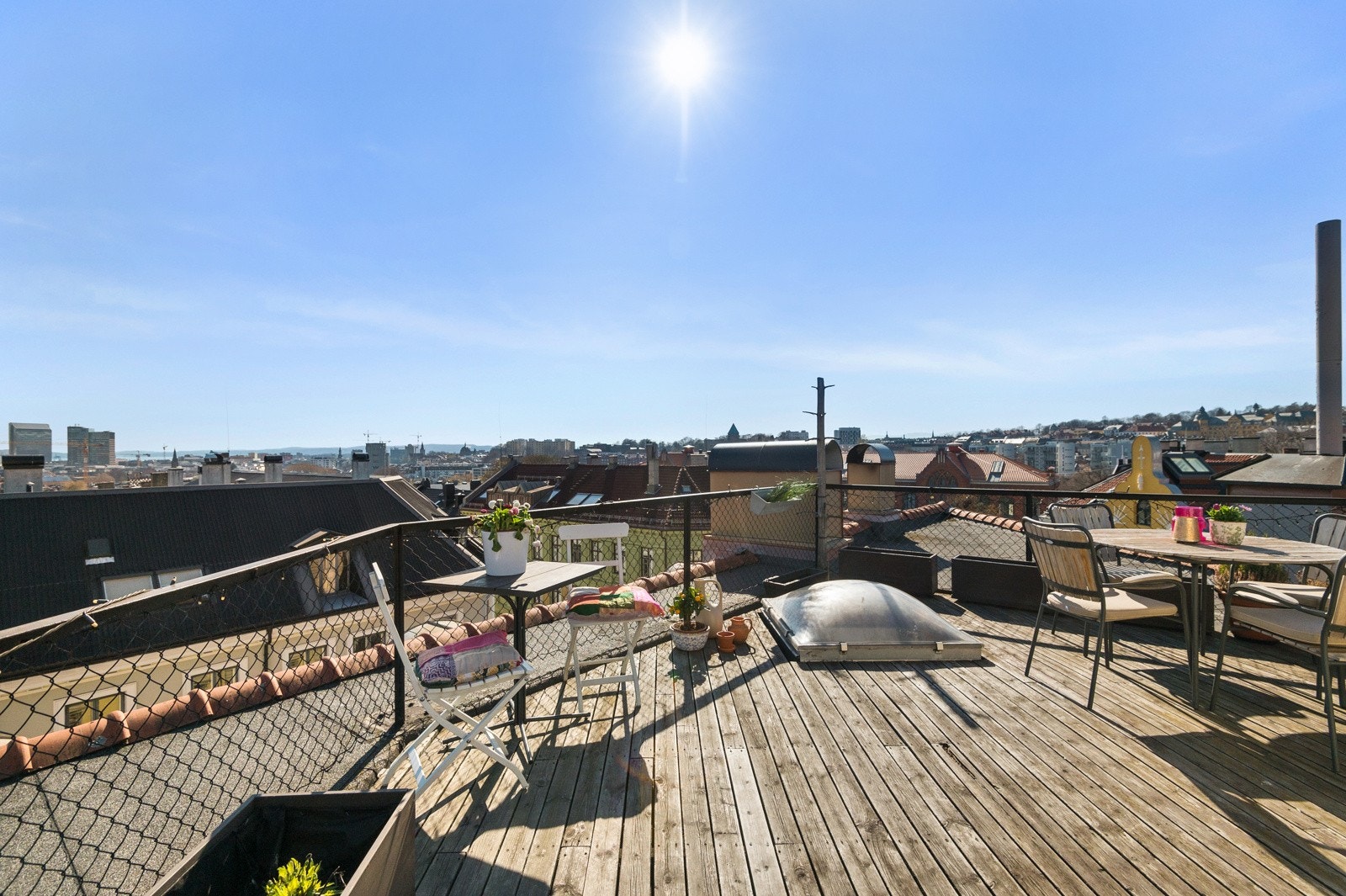 Se på denne flotte takterrassen! Galleribilde