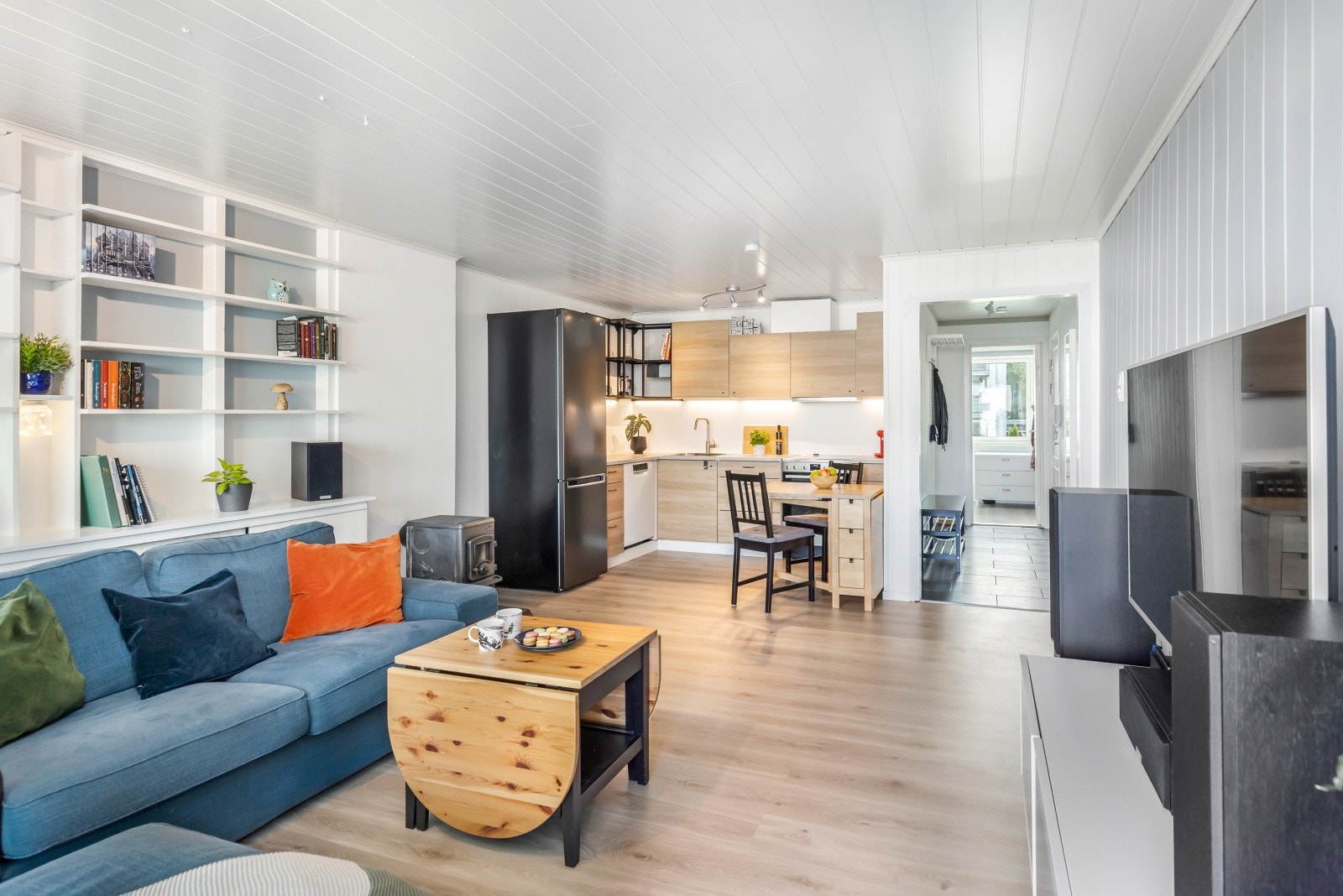 Vedovn fra 2005 på stue. Pipeløpet ble rehabilitert i 2015. Galleribilde