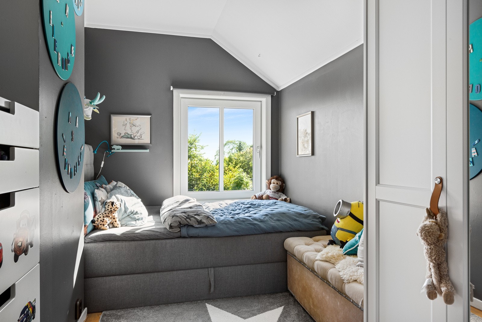 Soverom 2 benyttes i dag som barnerom. Galleribilde