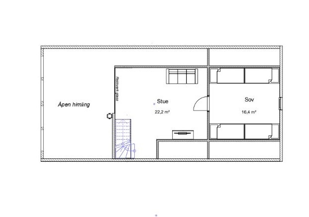 Planløsning 2.etg Galleribilde