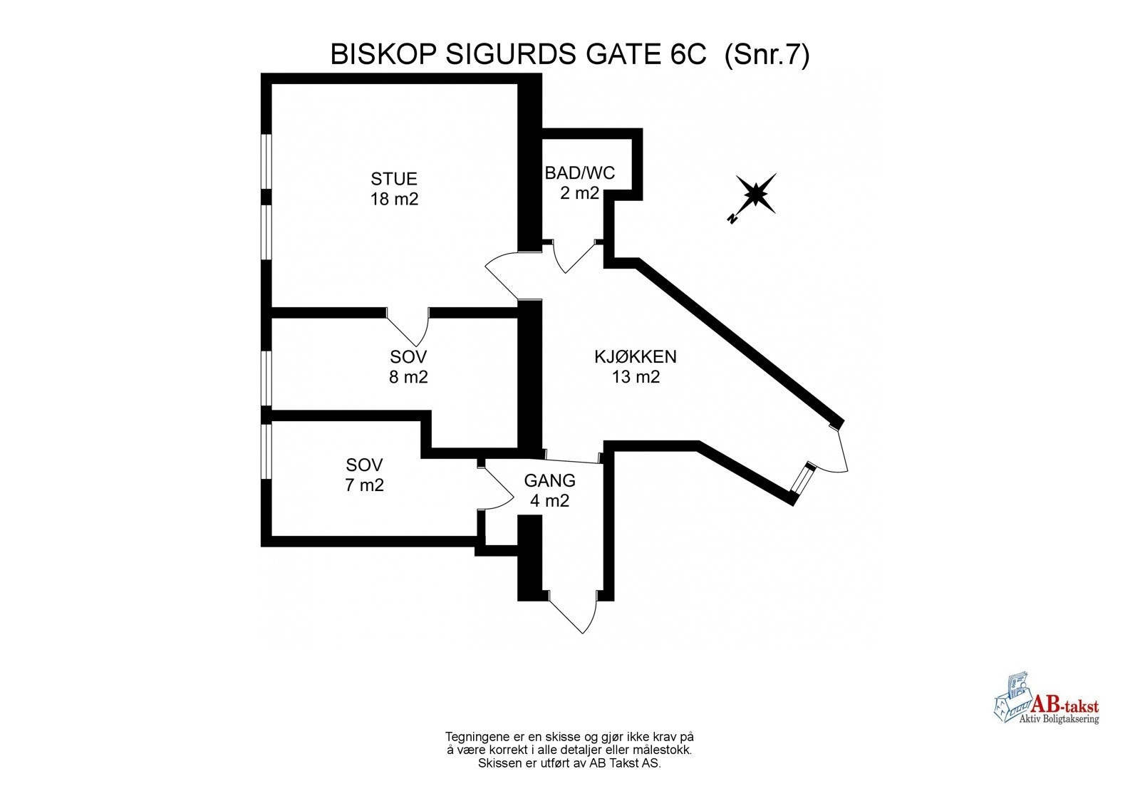 Planskisse Galleribilde