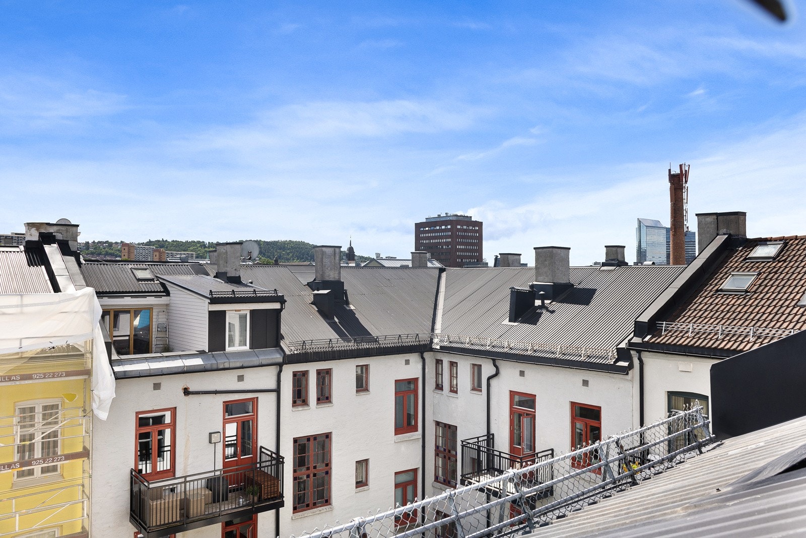 Pent utsyn fra terrassen. Galleribilde