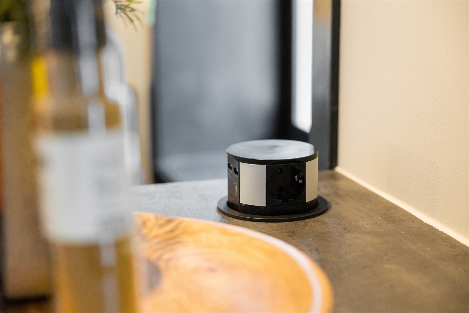 Smarte og lekre detaljer er gjennomgående i leiligheten Galleribilde