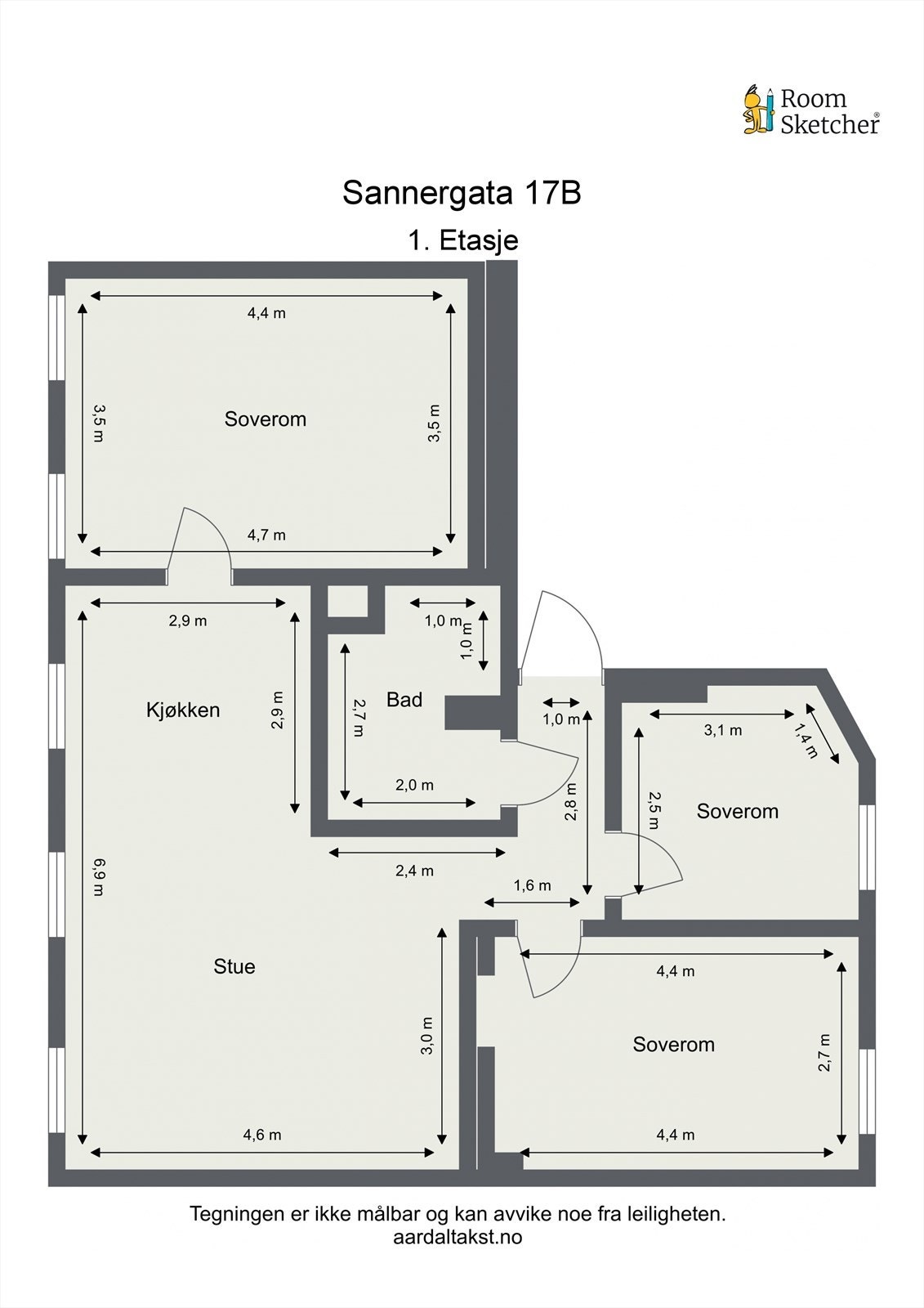 Plantegning Galleribilde