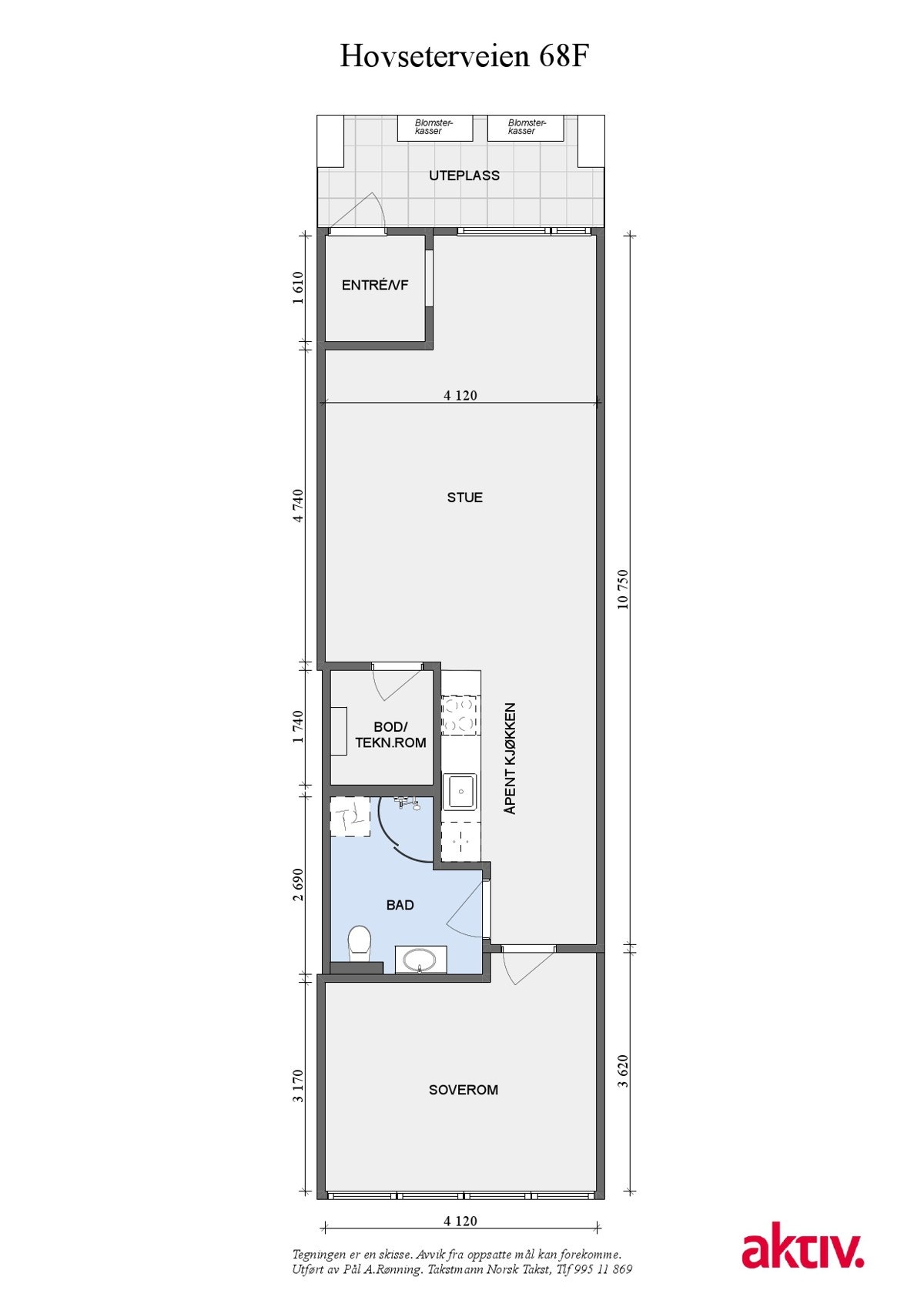 Plantegning Galleribilde
