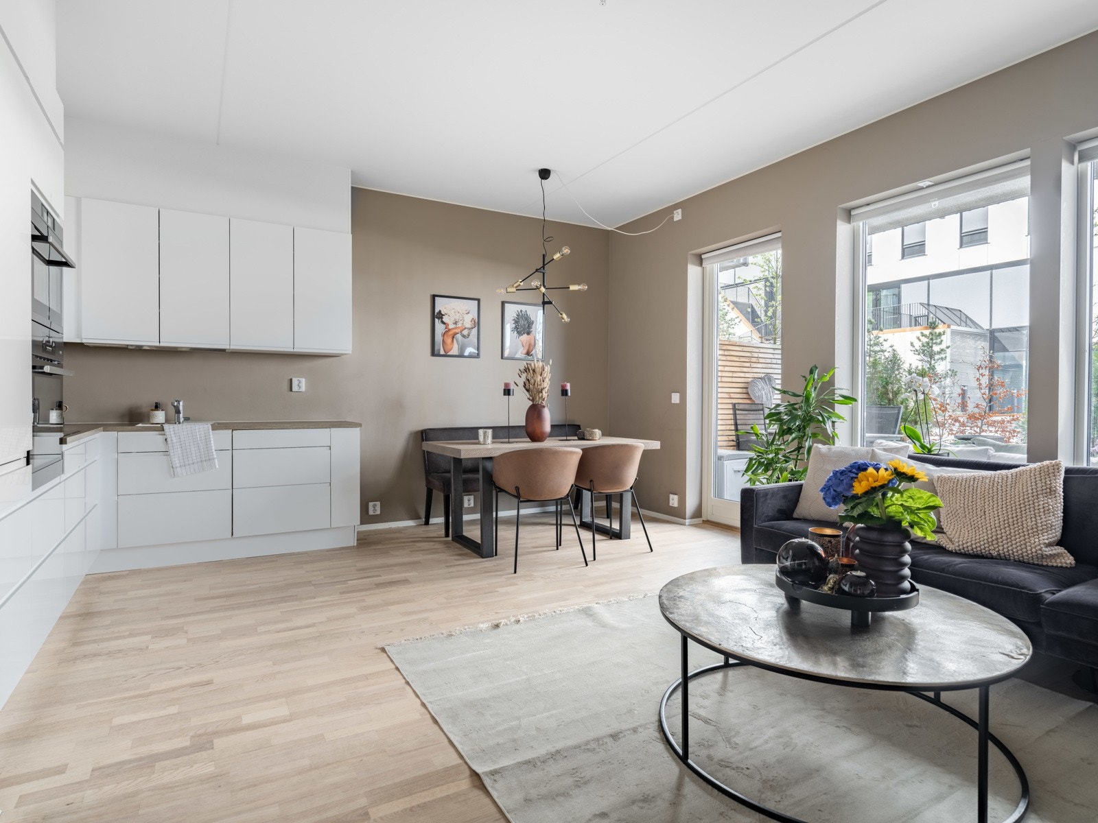 Leiligheten fremstår som svært lys og delikat. Galleribilde