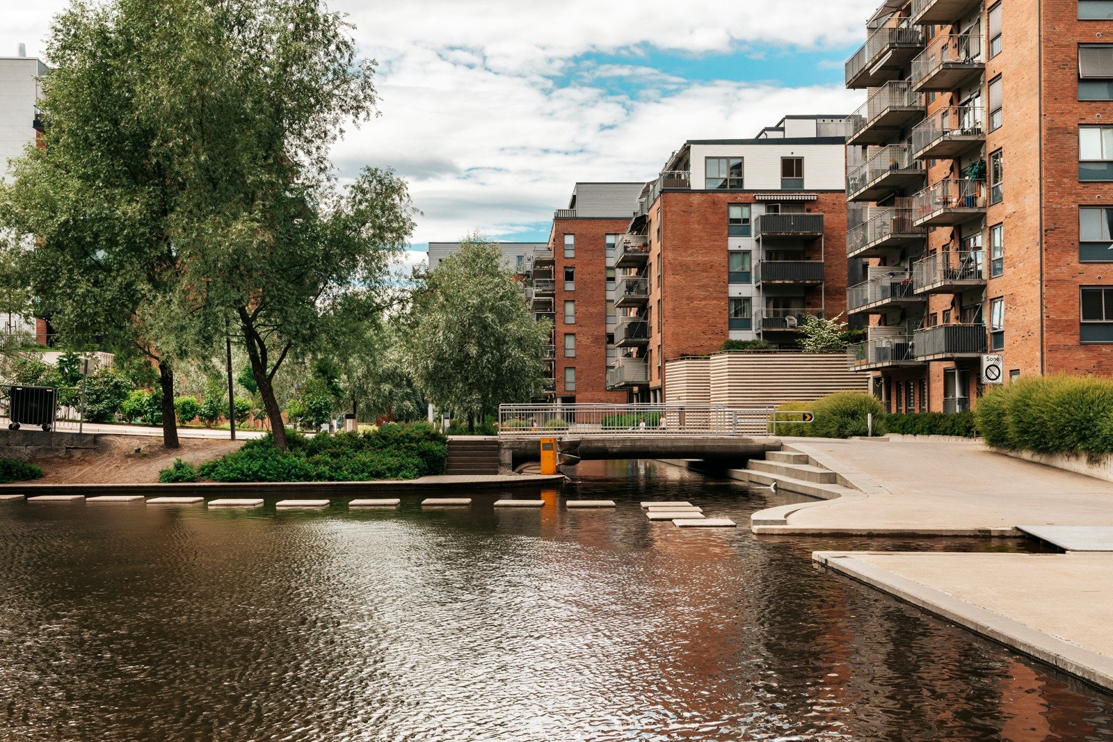 Flott vannspeil i Kværnerbyen - til stor glede for de små! Galleribilde