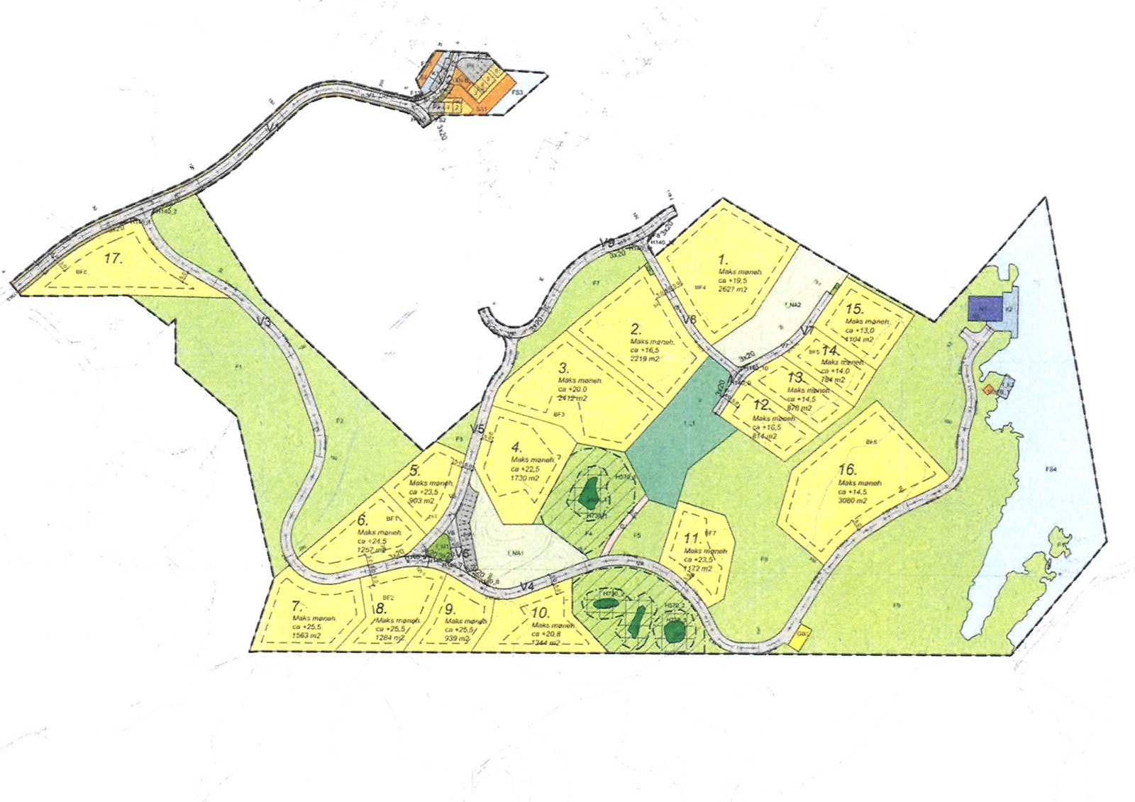 Kartutsnitt Galleribilde