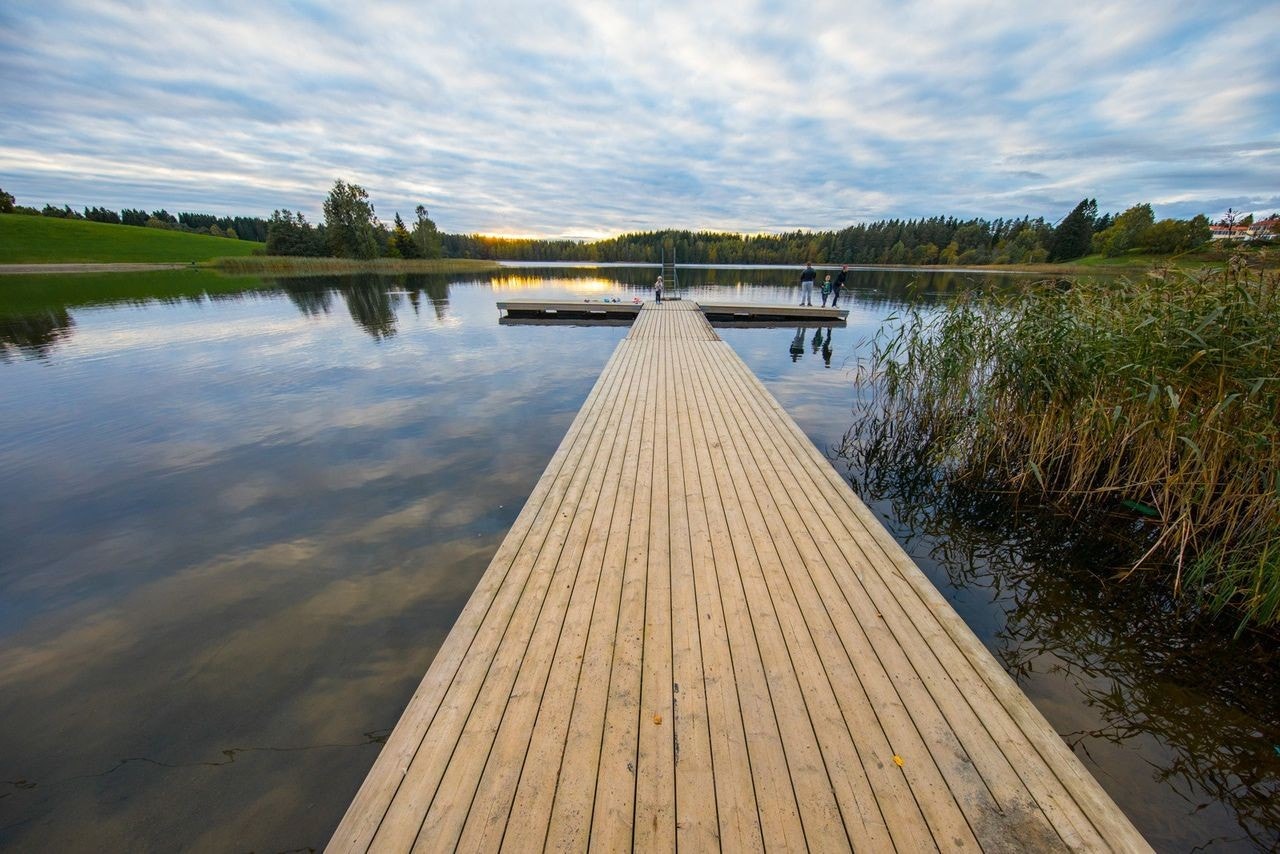 Nordbytjernet ligger en drøy kilometer fra leiligheten med sine flotte turmuligheter. Galleribilde