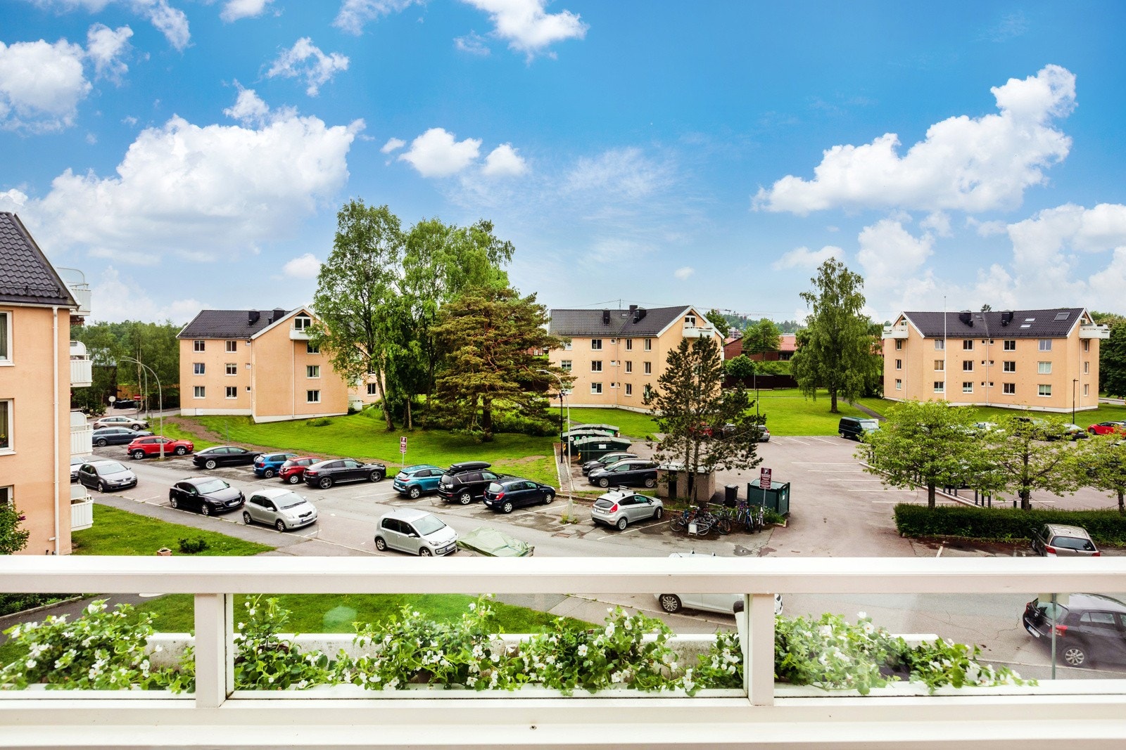 Utsyn fra balkongen Galleribilde