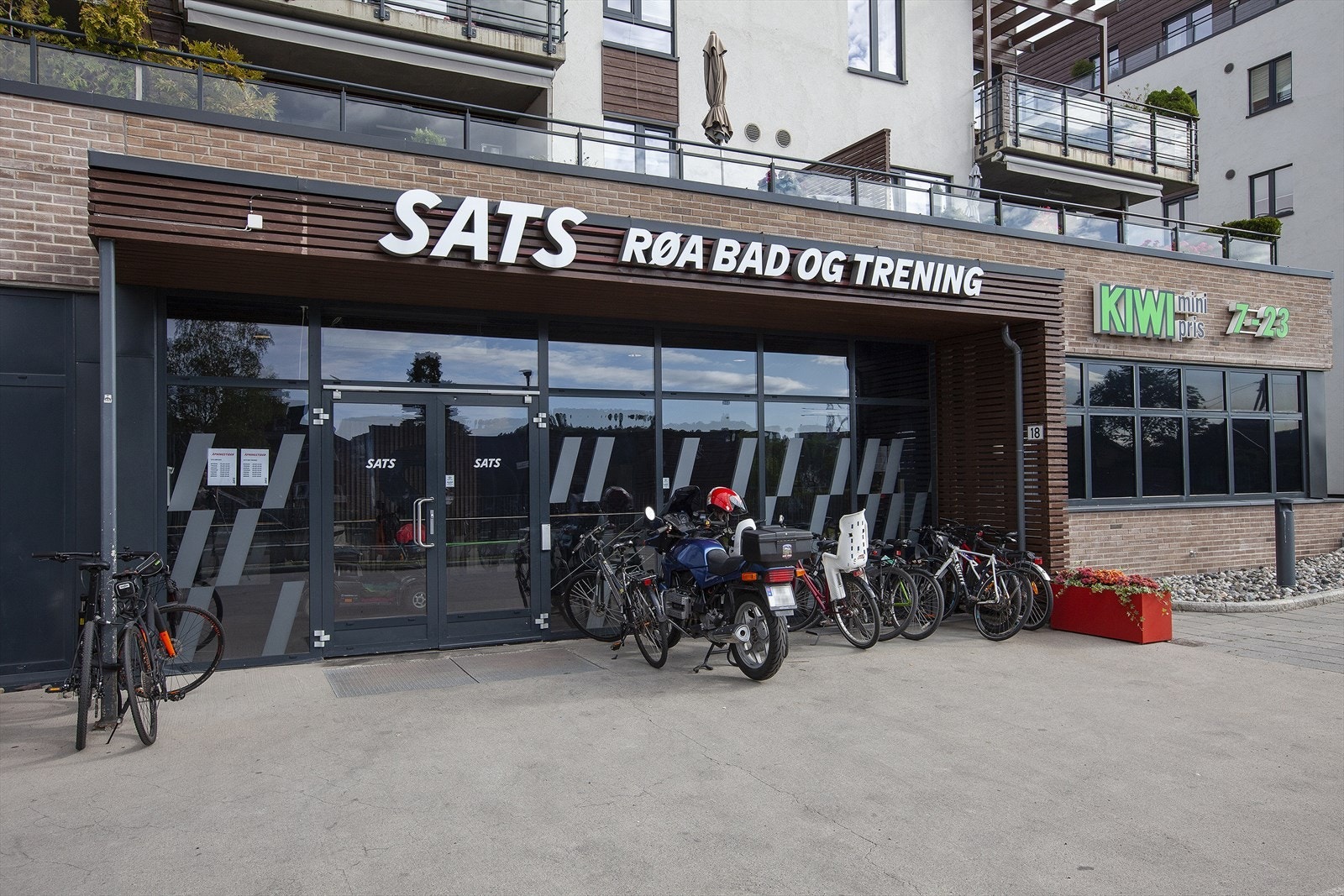 SATS Røa bad og trening, med mulighet for både egentrening og svømming. Galleribilde
