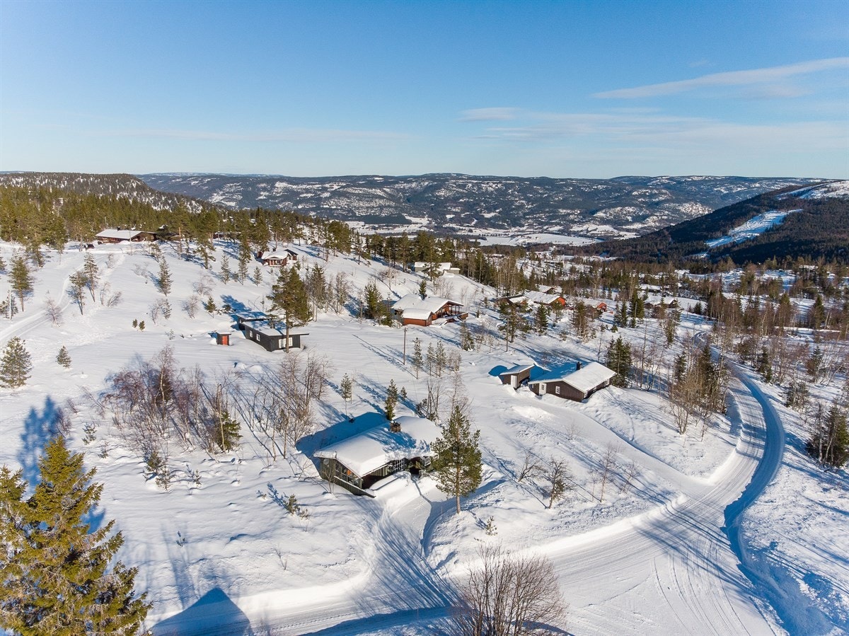 Området ved tomtene B0 og B1 på Skrim Syd - Februar 2019 Galleribilde