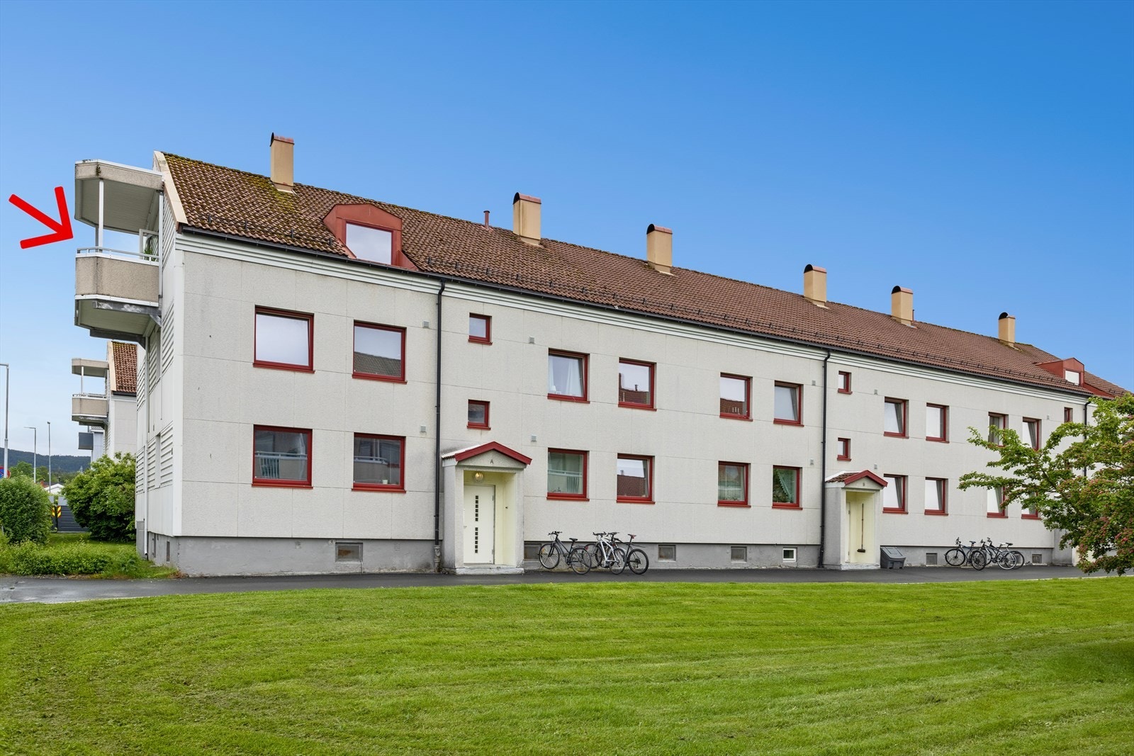 Leilighetens veranda. Galleribilde