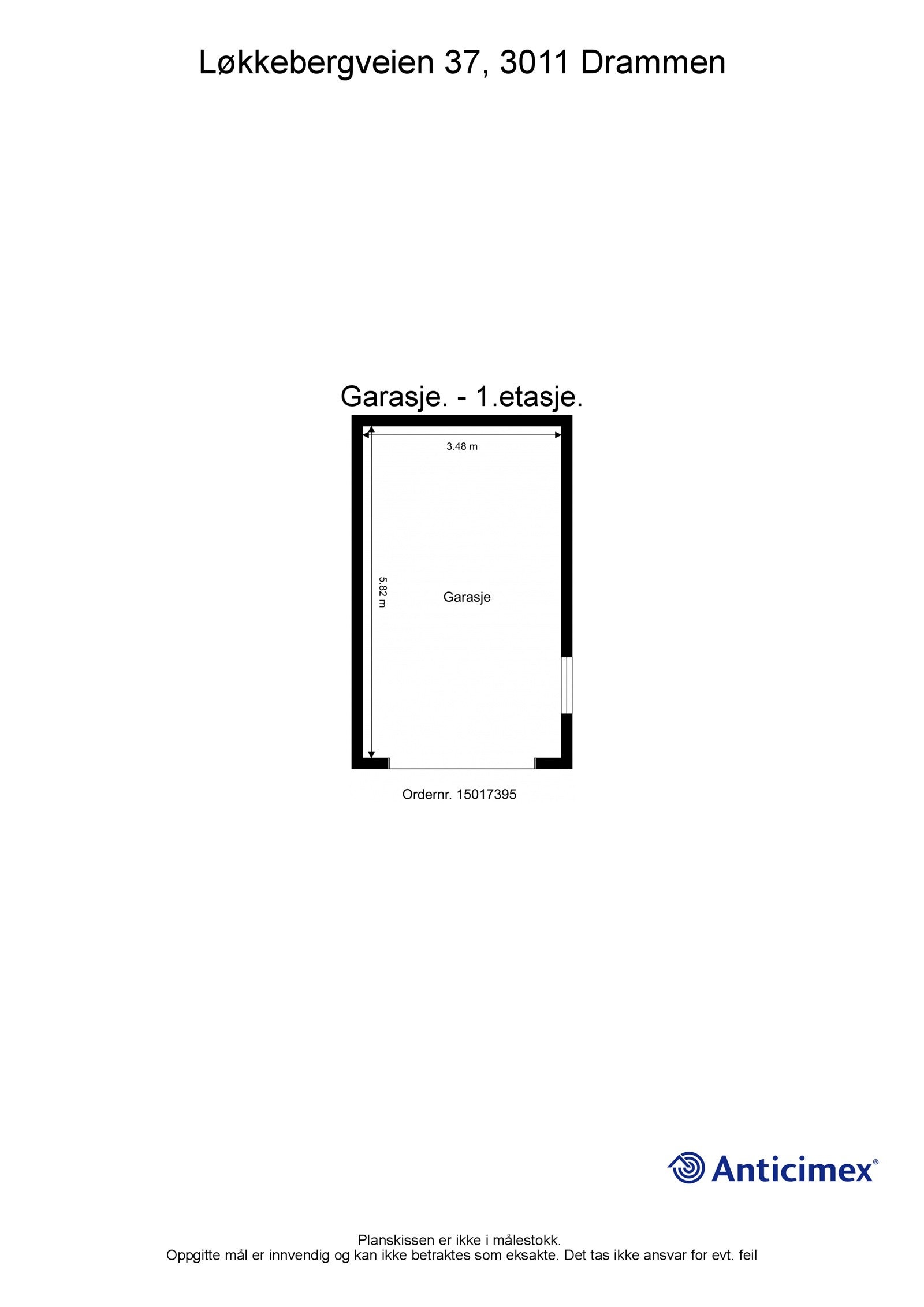 Plantegning garasje Galleribilde