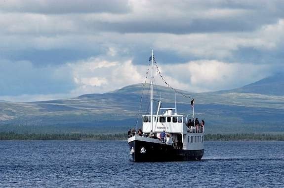 MS Fæmund II som trafikkerer Femunden. Galleribilde