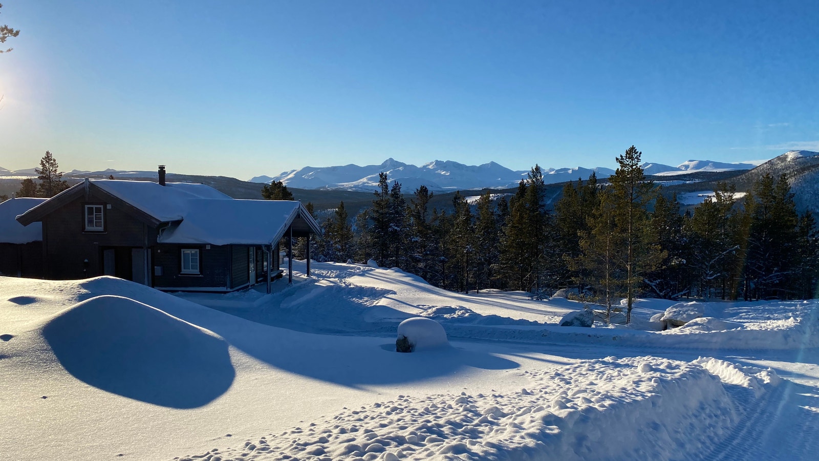 Midthø bygget for kunde i Rondeblikk med fantastisk utsikt mot Rondane Galleribilde