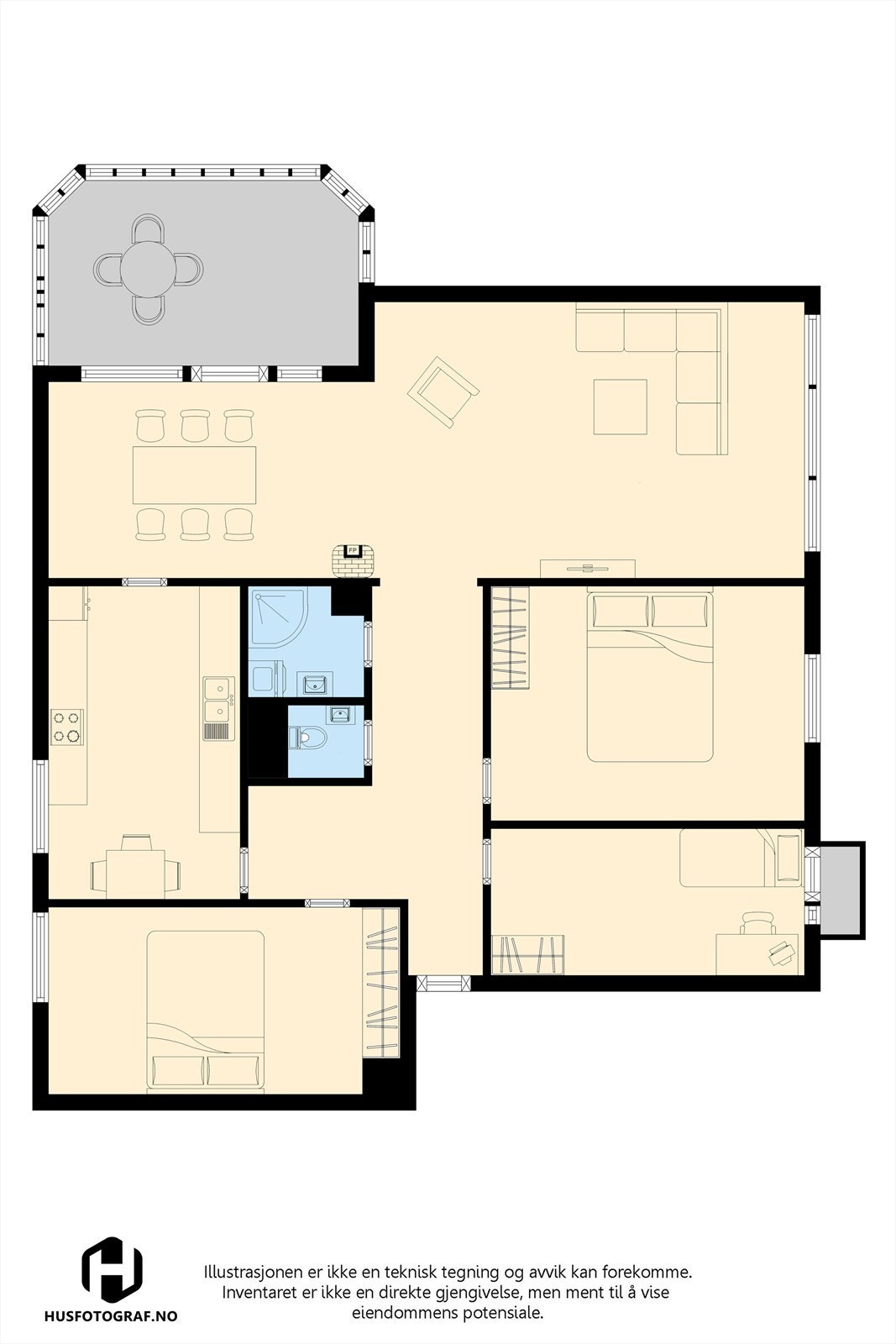 Plantegning Galleribilde