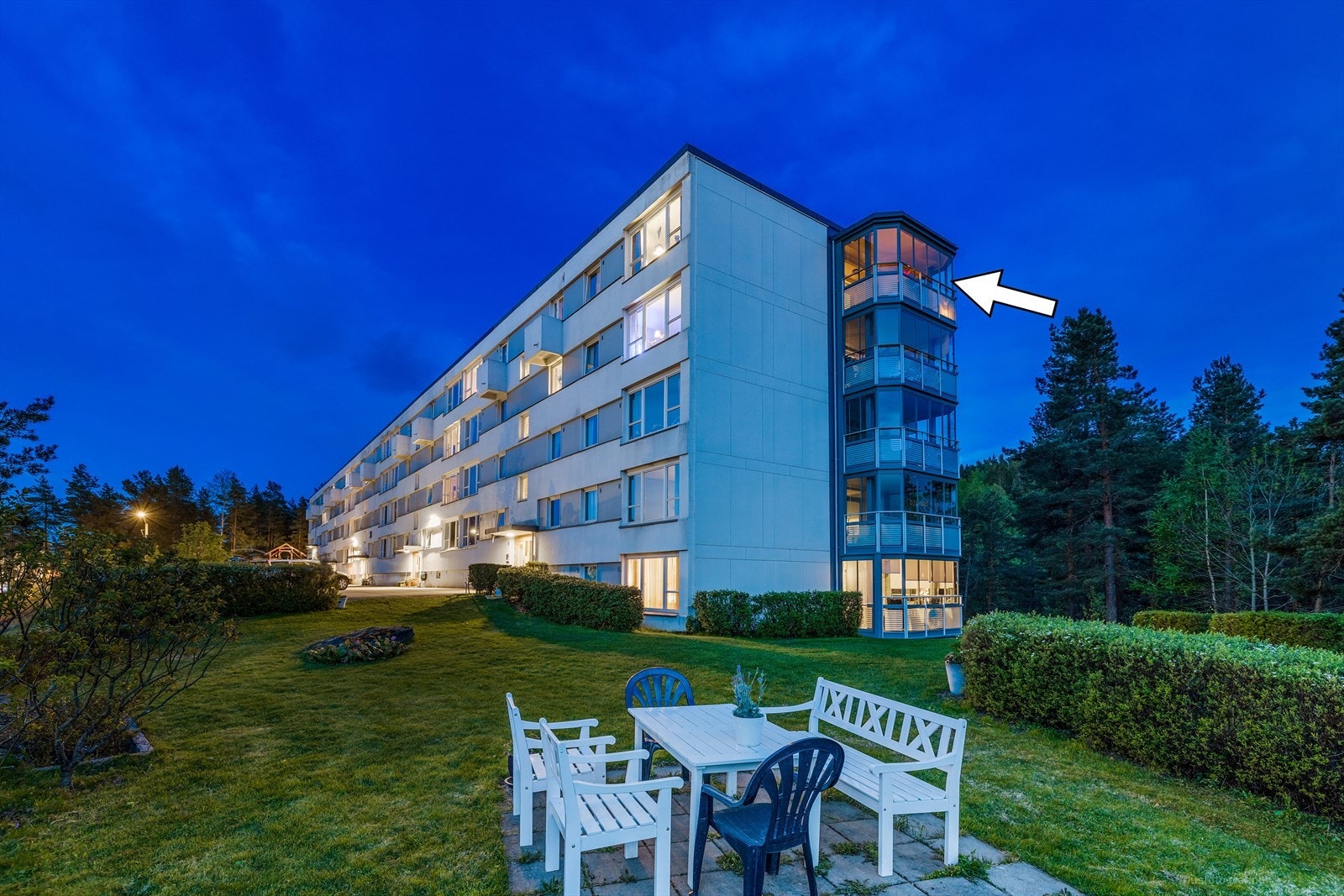 Toppetasjen - beste beliggenhet på feltet? Galleribilde