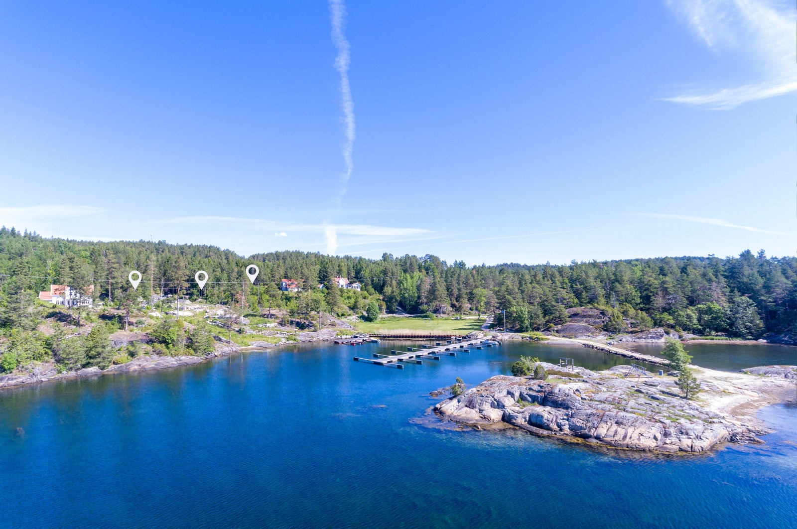 Her ser vi mot tomtene 25/270, 25/269 og 25/263 Galleribilde