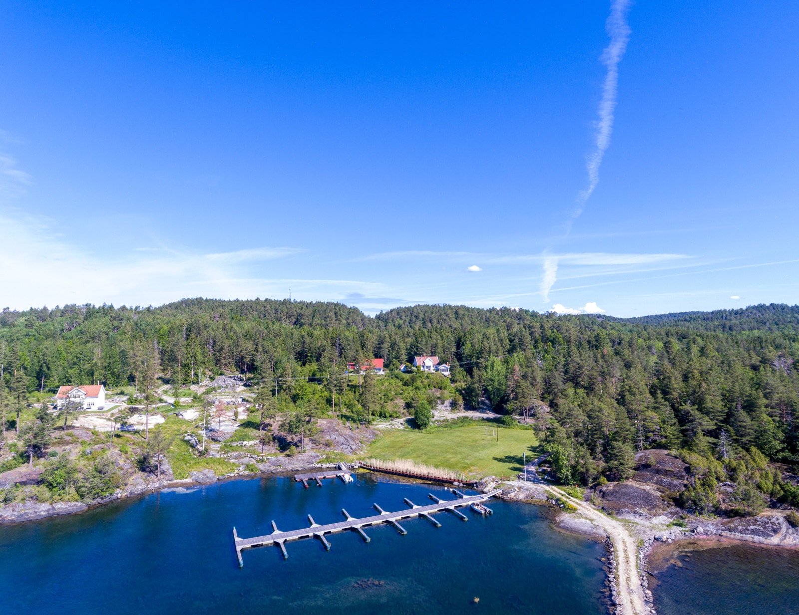 Tomtene er fra 539 kvm. til 2087 kvm. store Galleribilde