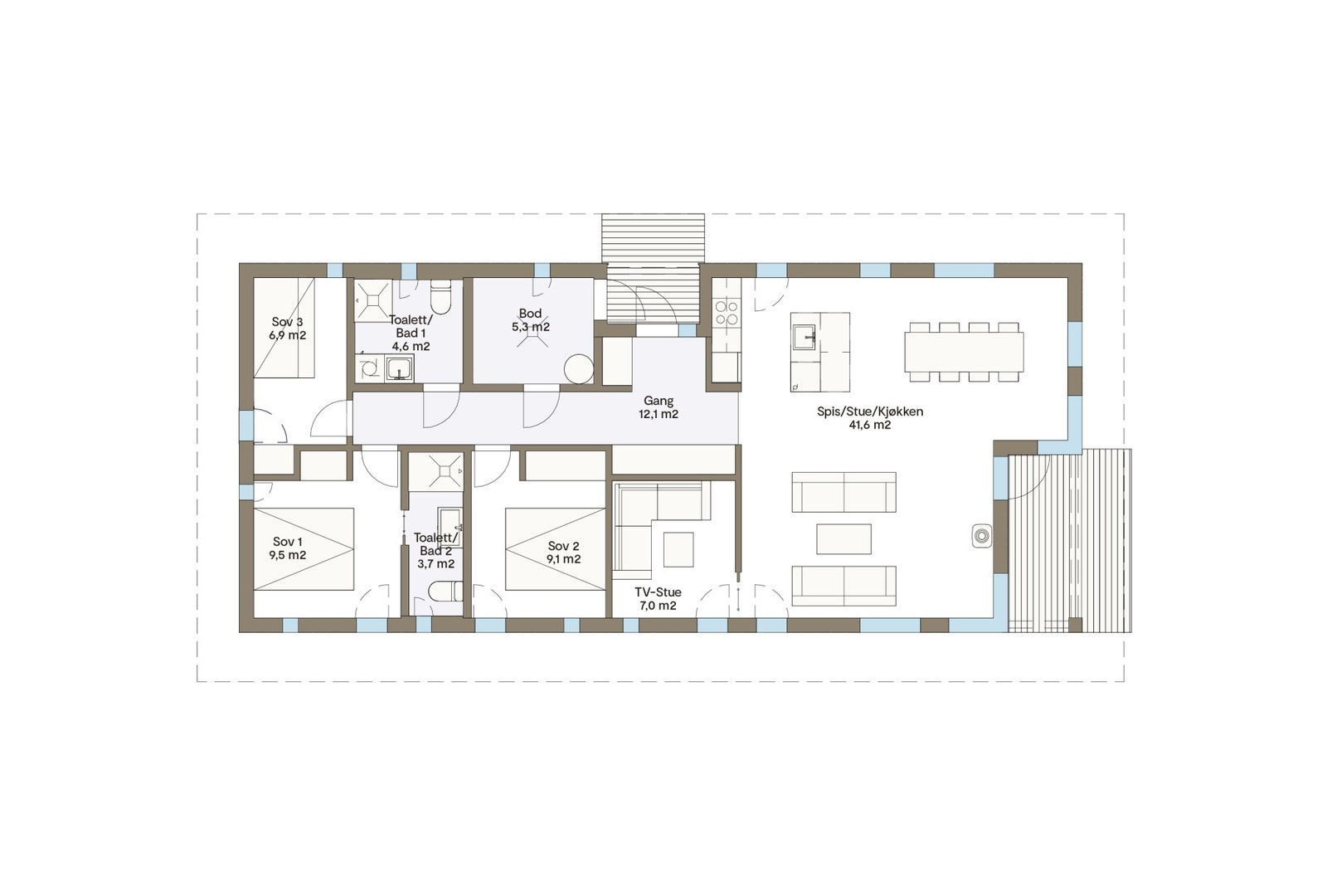 Plantegning Vy28CT Galleribilde