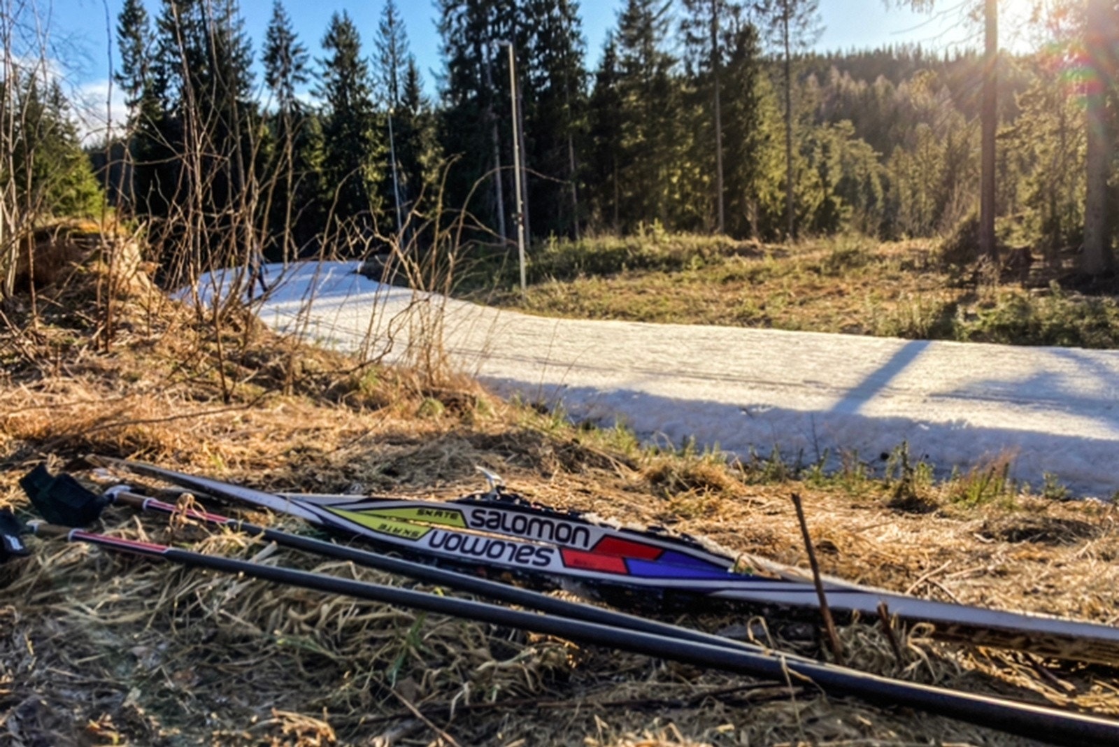 Kort vei til Linderudkollen skiarena, hvor skiforeningen sikrer skimuligheter til langt på vår. Galleribilde