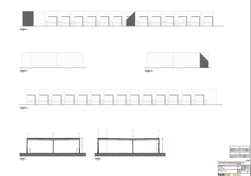 Tegning 1 - fasasde Galleribilde