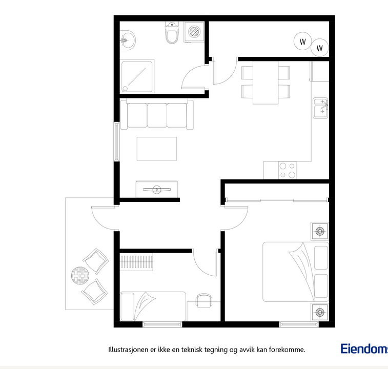 Plan tegn. Galleribilde