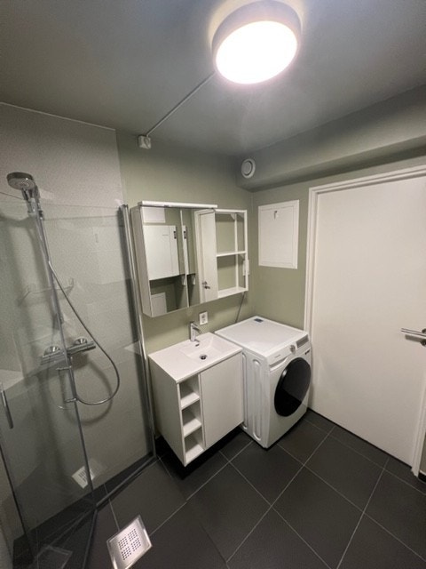 Bad med vask/tørk Galleribilde
