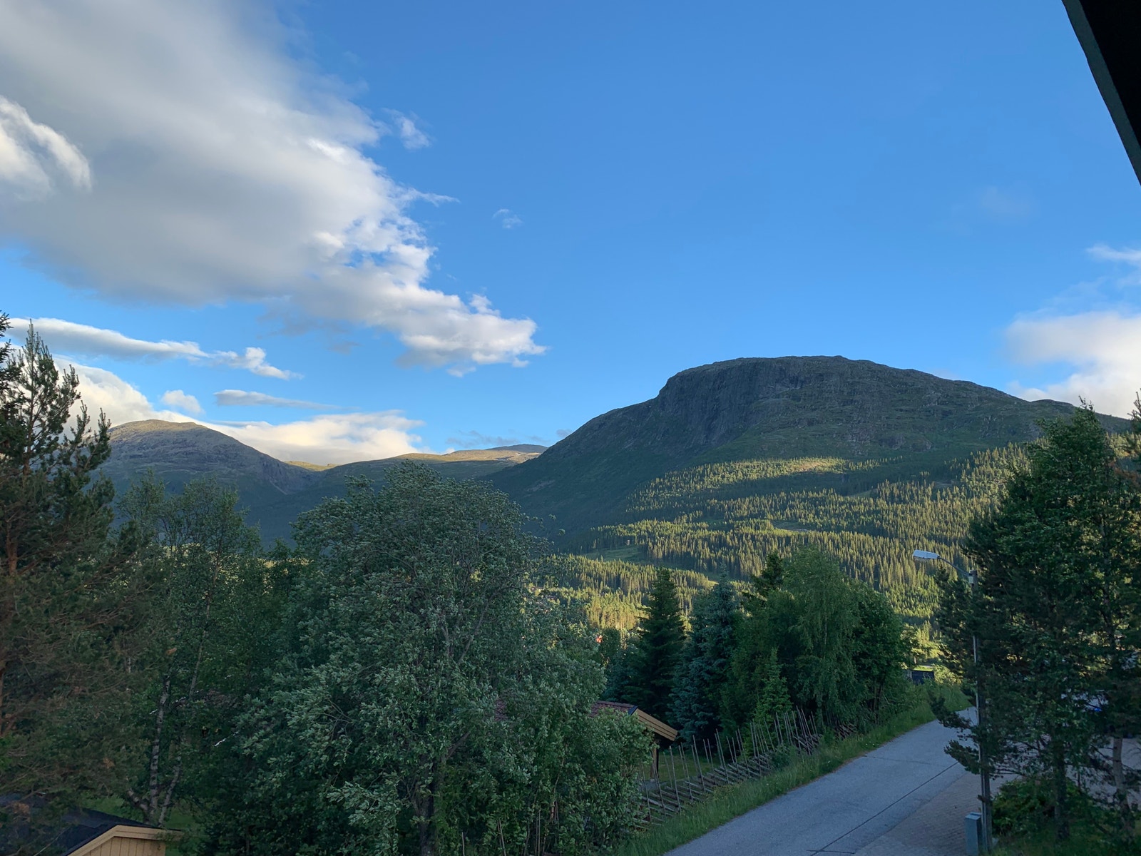 Utsikt fra terasse Galleribilde