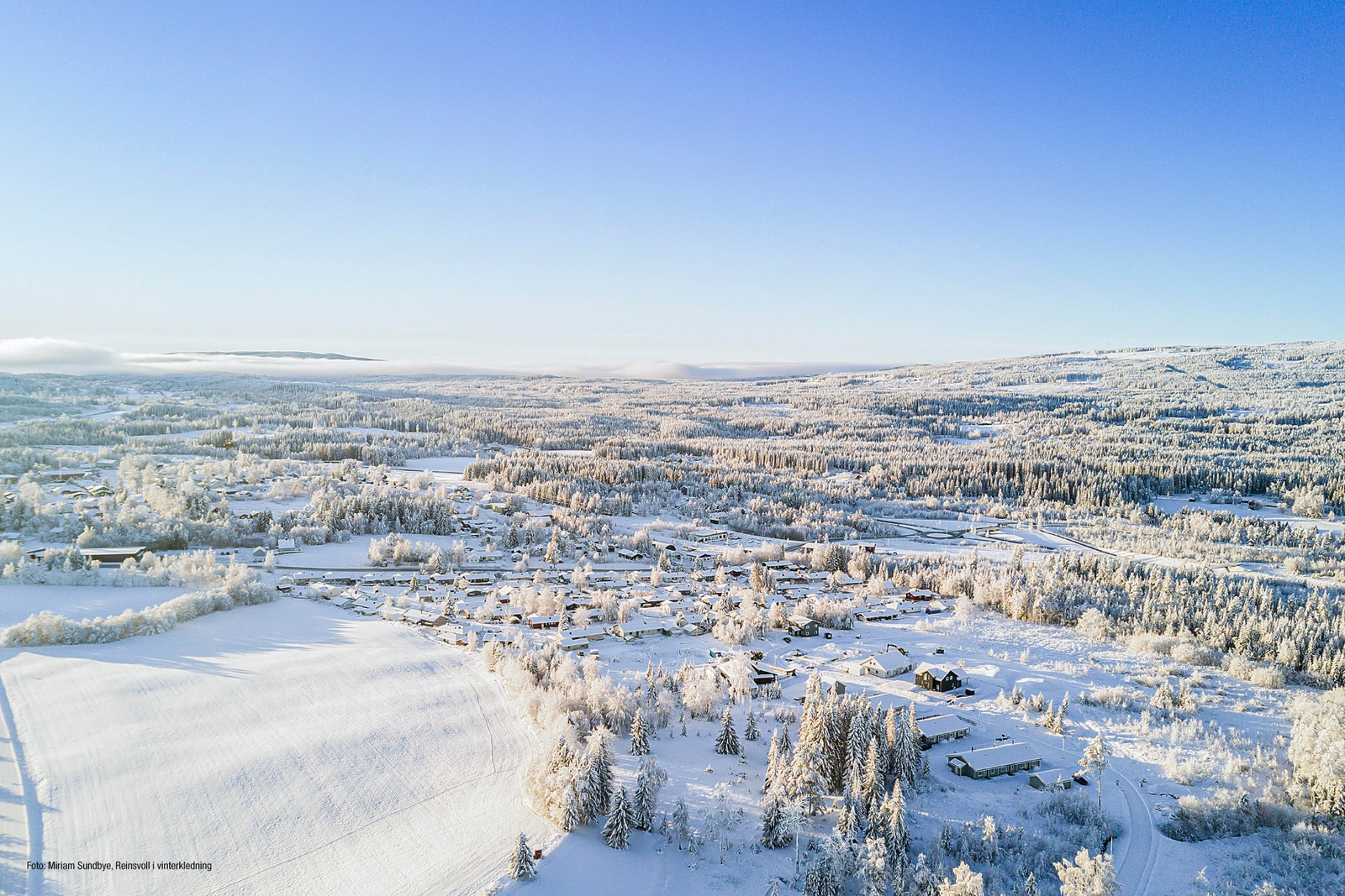 Røstøen Nord i vinterdrakt. Foto: Miriam Sundby Galleribilde
