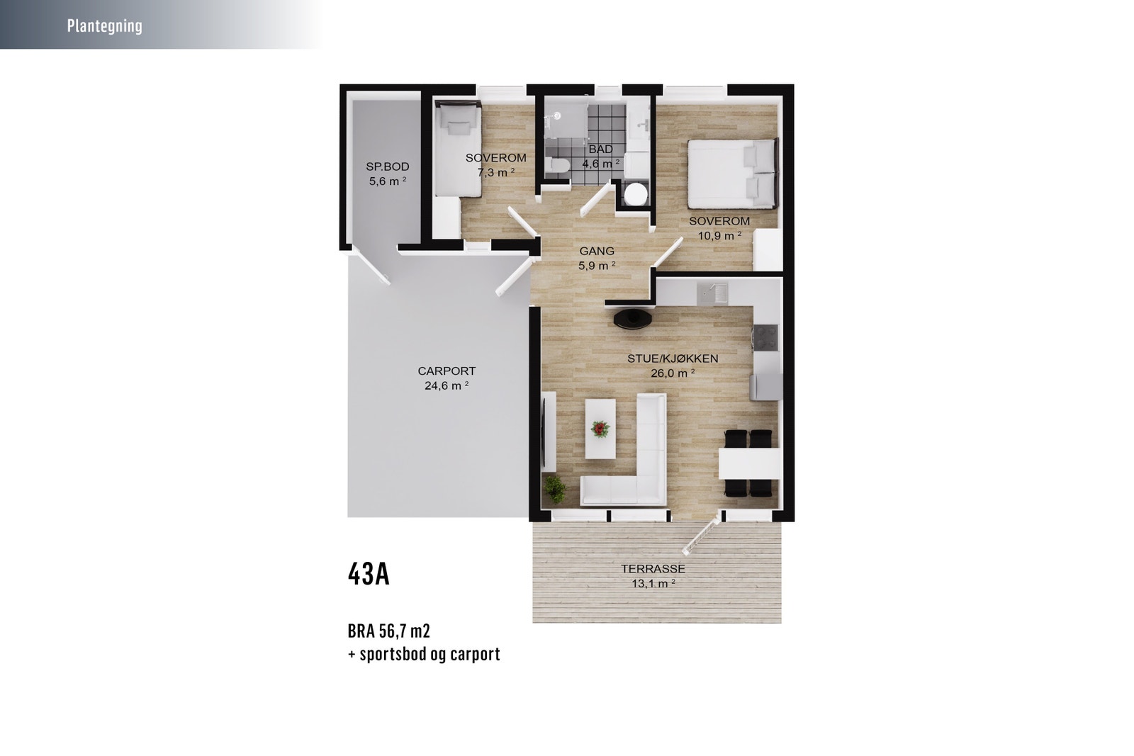 Plantegning Galleribilde