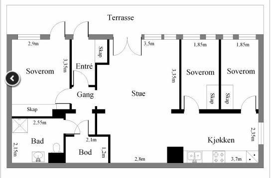 Plantegning Galleribilde