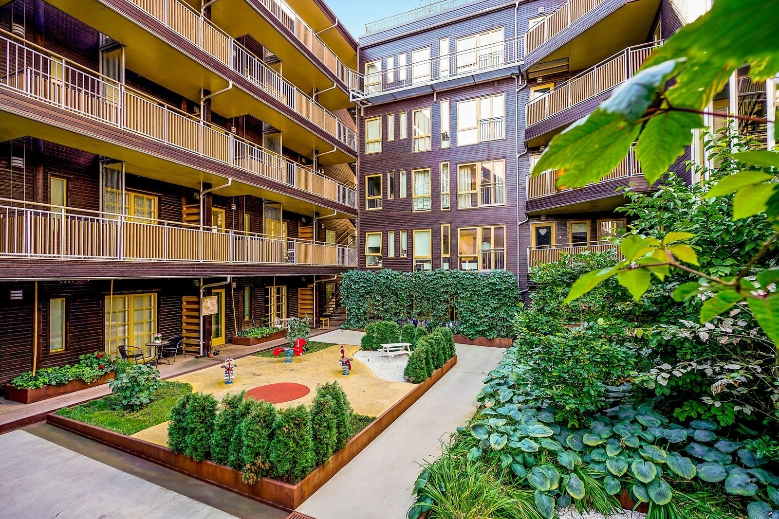 Flott takterrasse Galleribilde